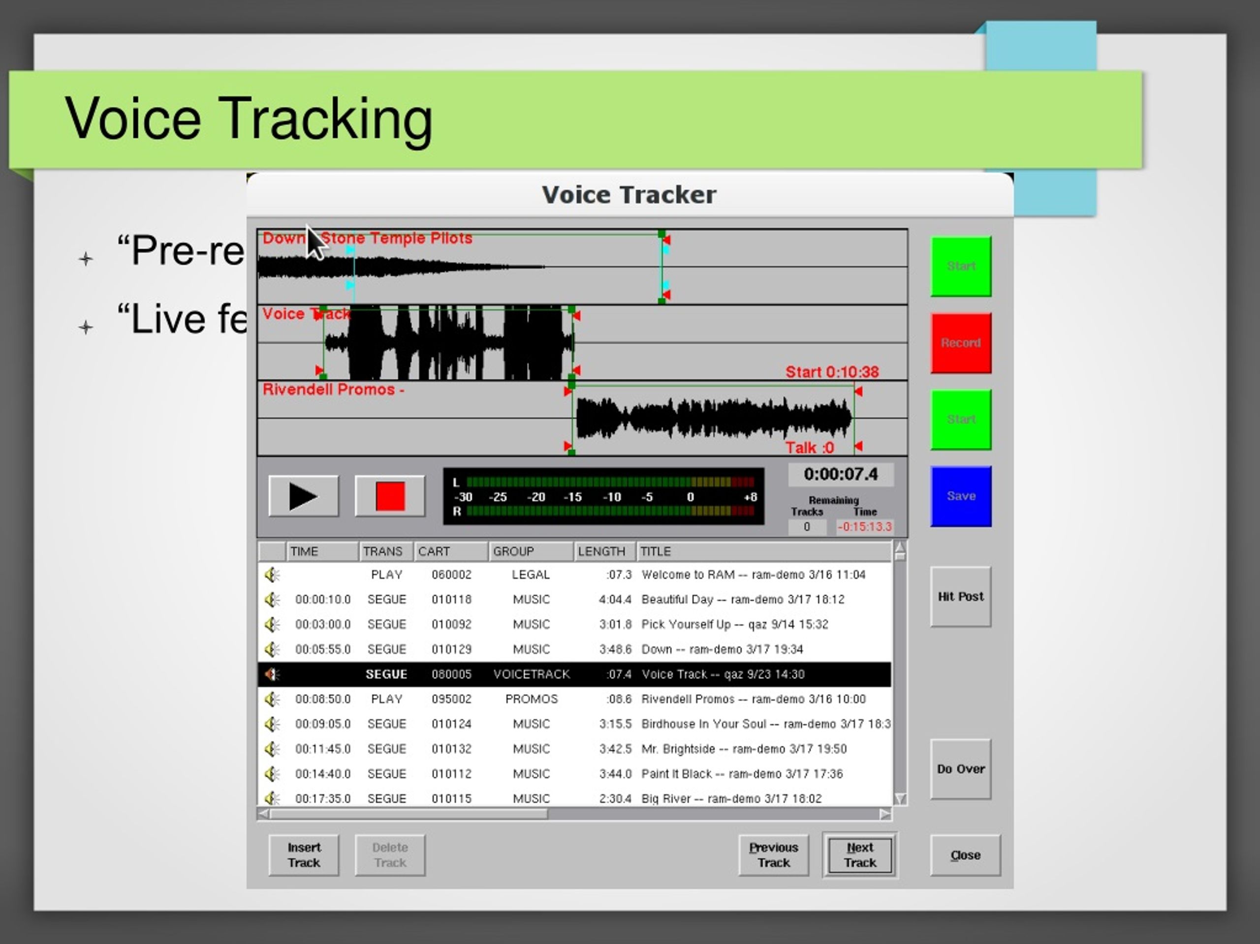 PPT Advanced Radio Automation with Rivendell PowerPoint Presentation