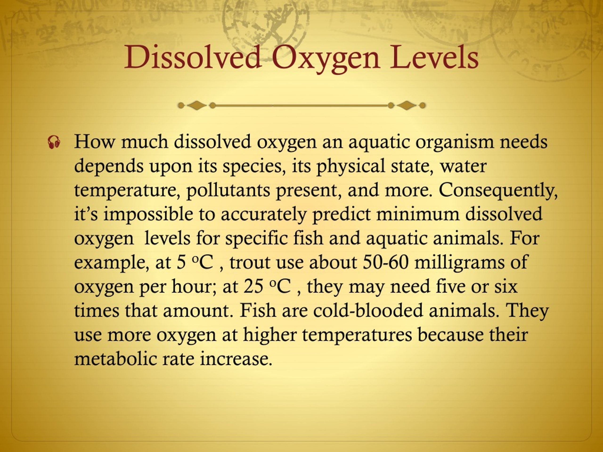 PPT Dissolved Oxygen In Water PowerPoint Presentation, free download