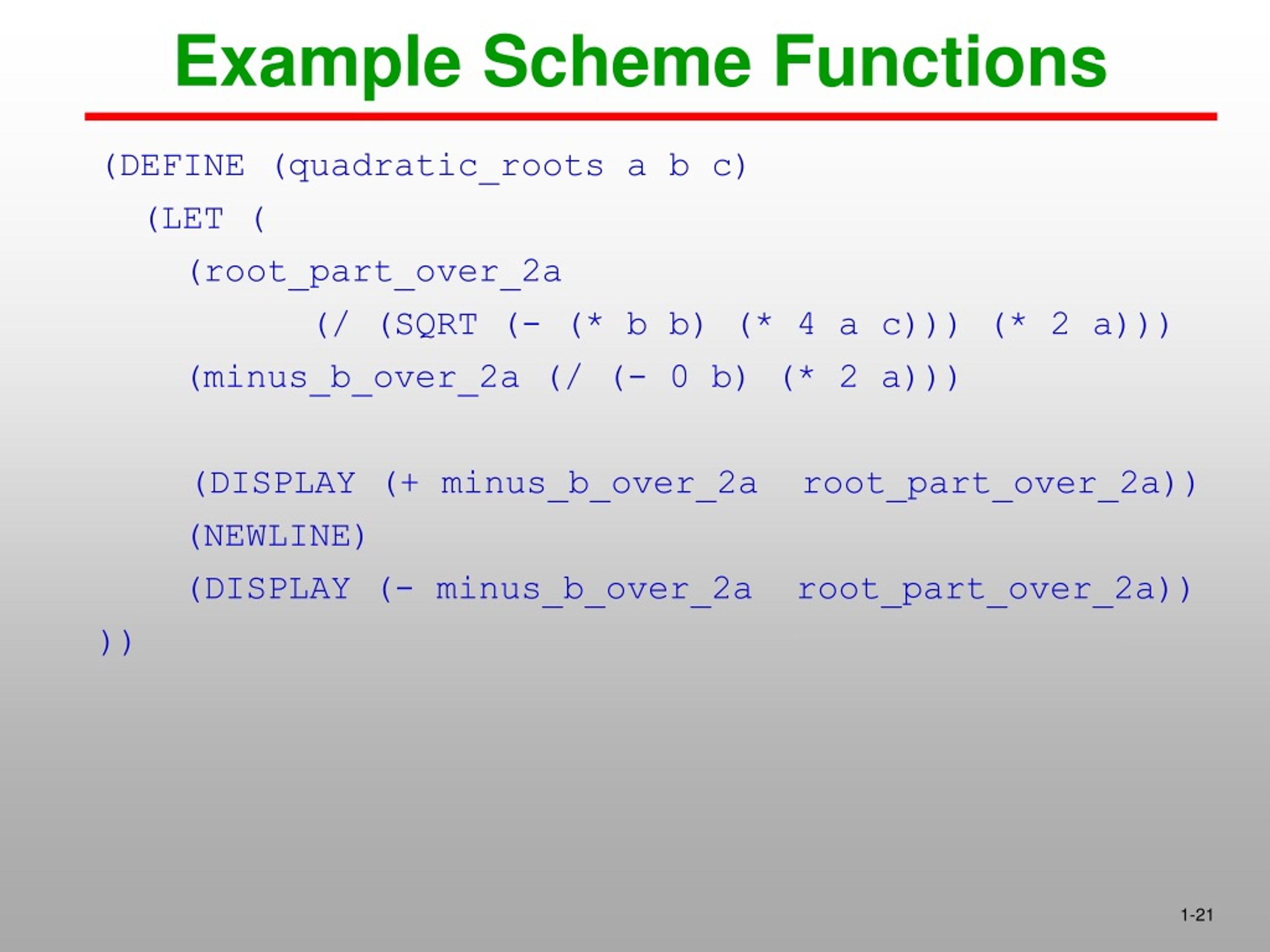 PPT An Introduction to Scheme PowerPoint Presentation, free download
