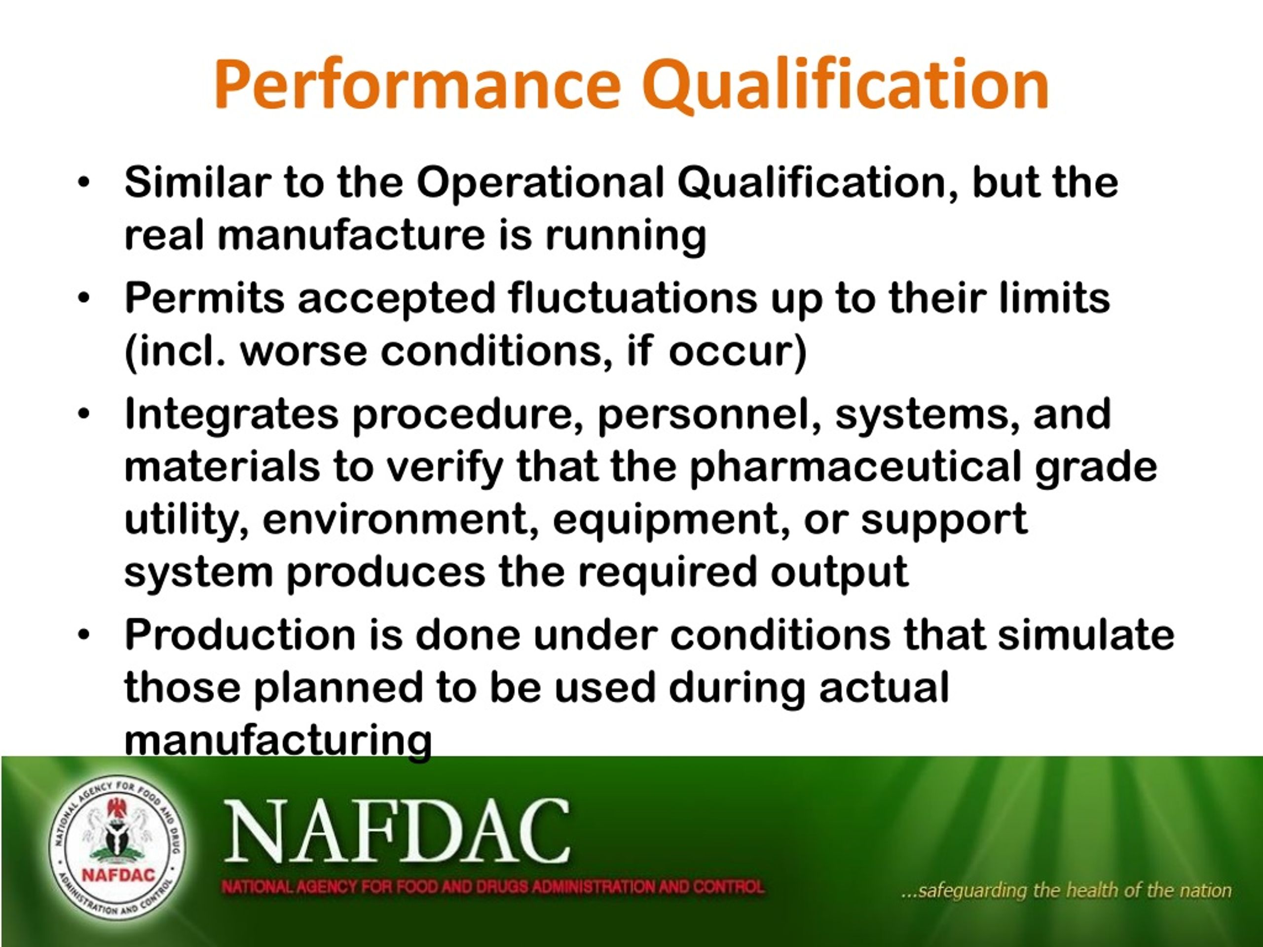 PPT Qualification And Validation In Pharmaceutical Manufacturing