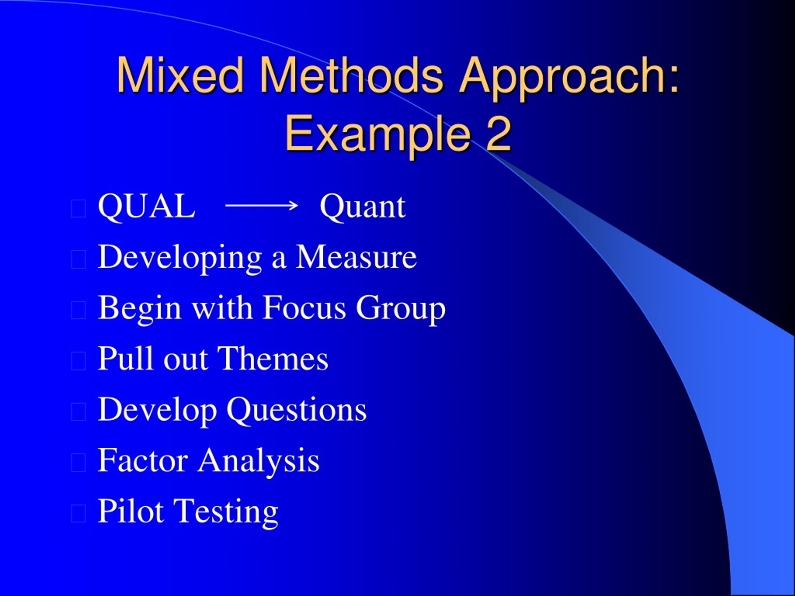 PPT Mixed Research Methods PowerPoint Presentation, free download