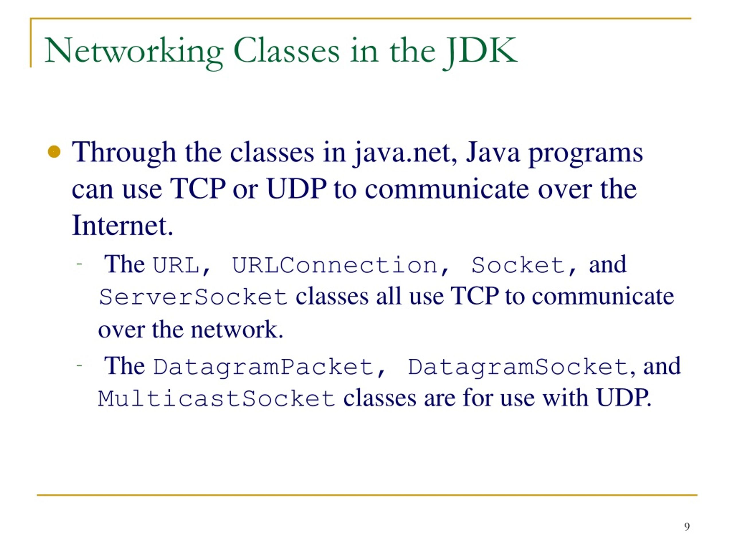 PPT Java Networking part I PowerPoint Presentation, free download
