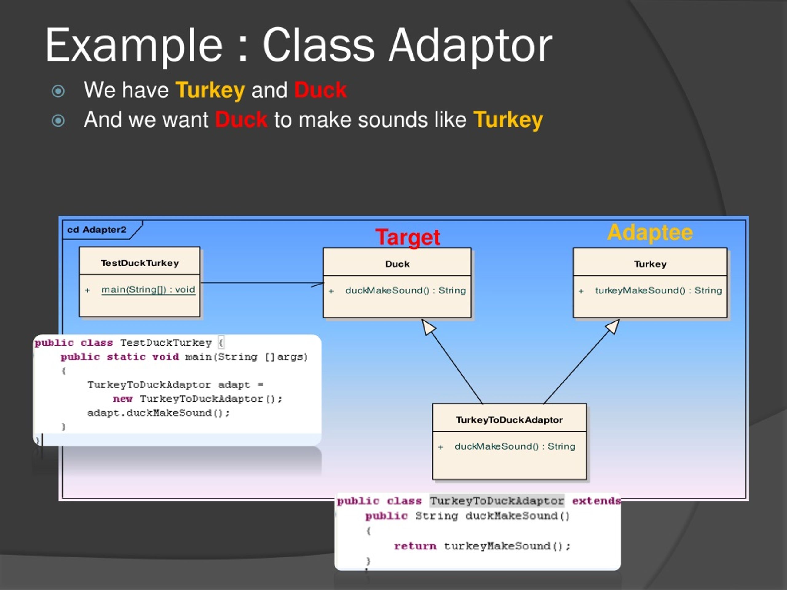 Adapter Class In Java Ppt at Paul Harbert blog