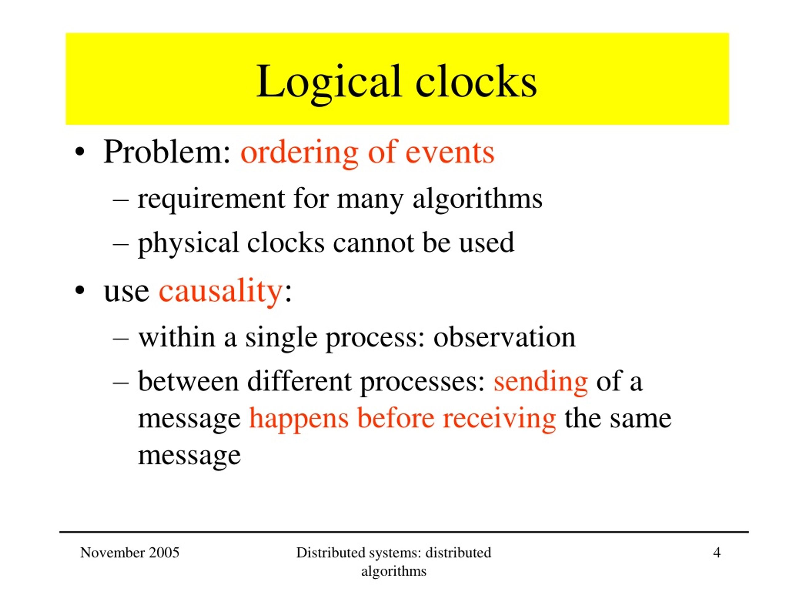 PPT Distributed Systems Distributed algorithms PowerPoint