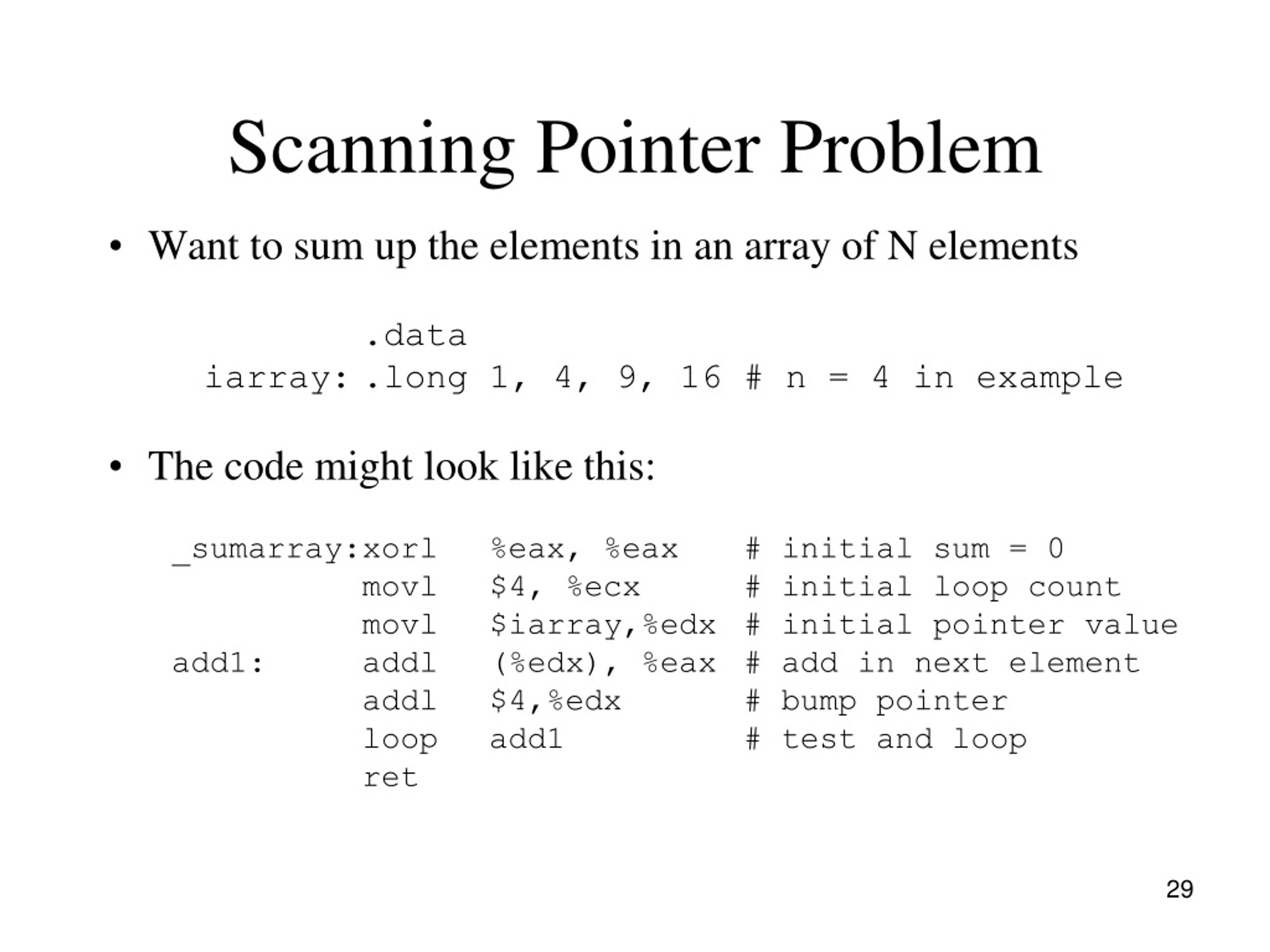 PPT Assembly Language Programming III Condition codes and jump