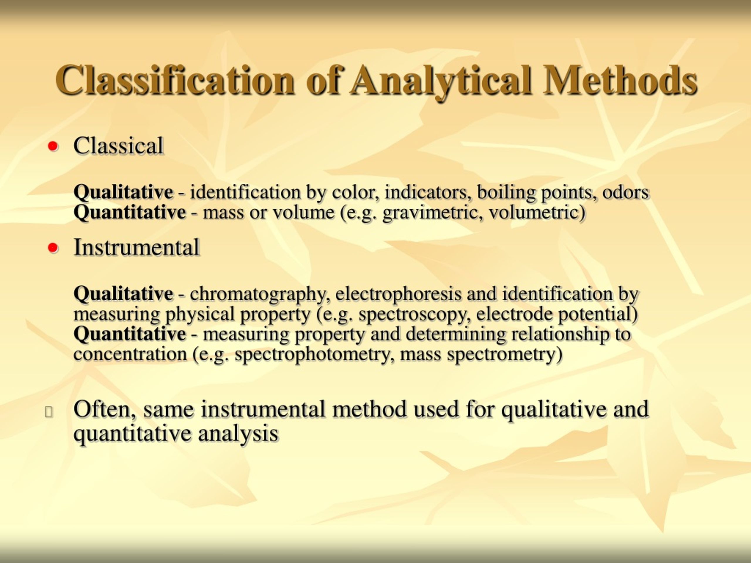 PPT Instrumental Analysis PowerPoint Presentation, free download ID