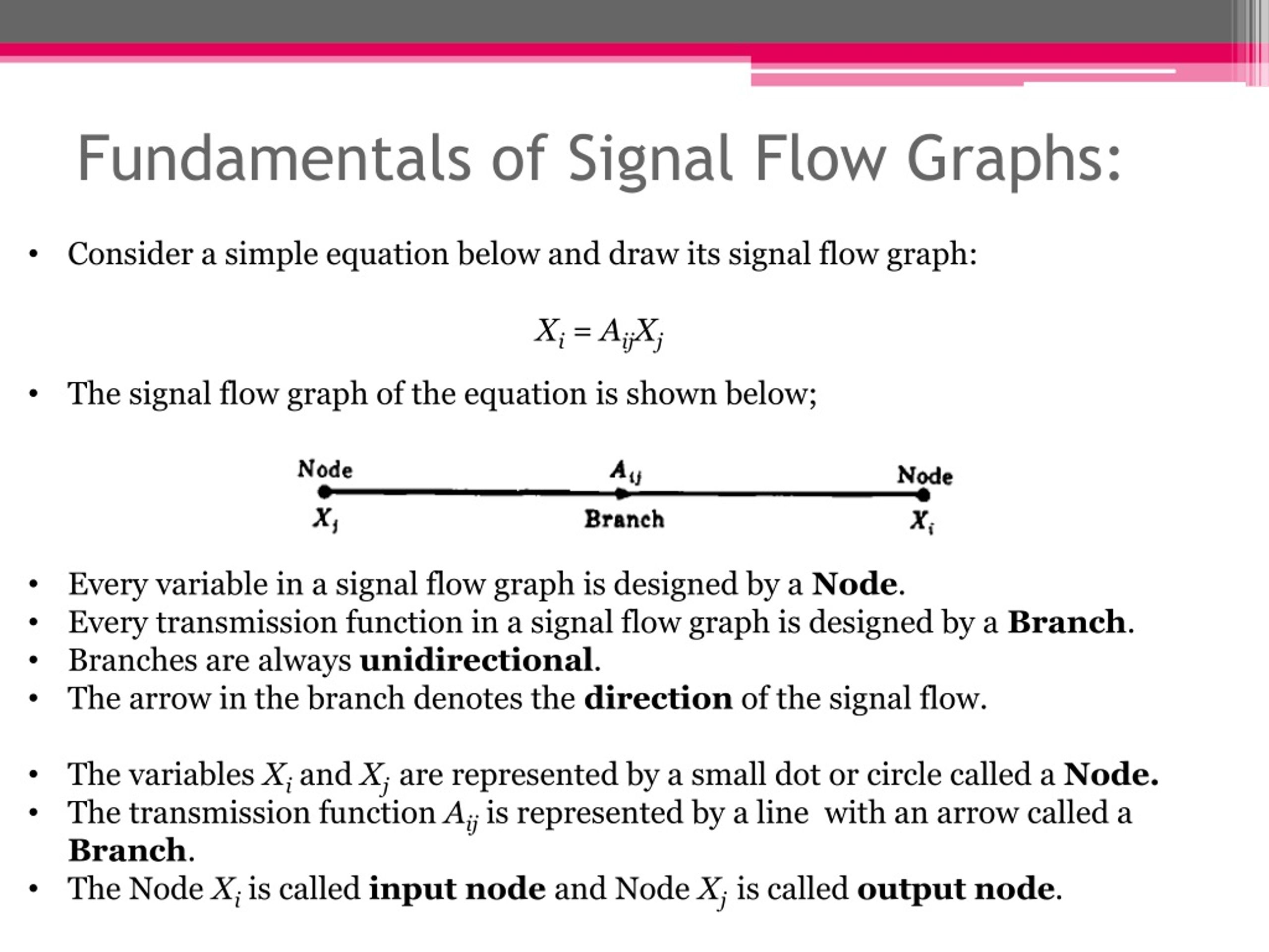 PPT Signal Flow Graphs PowerPoint Presentation, free download ID