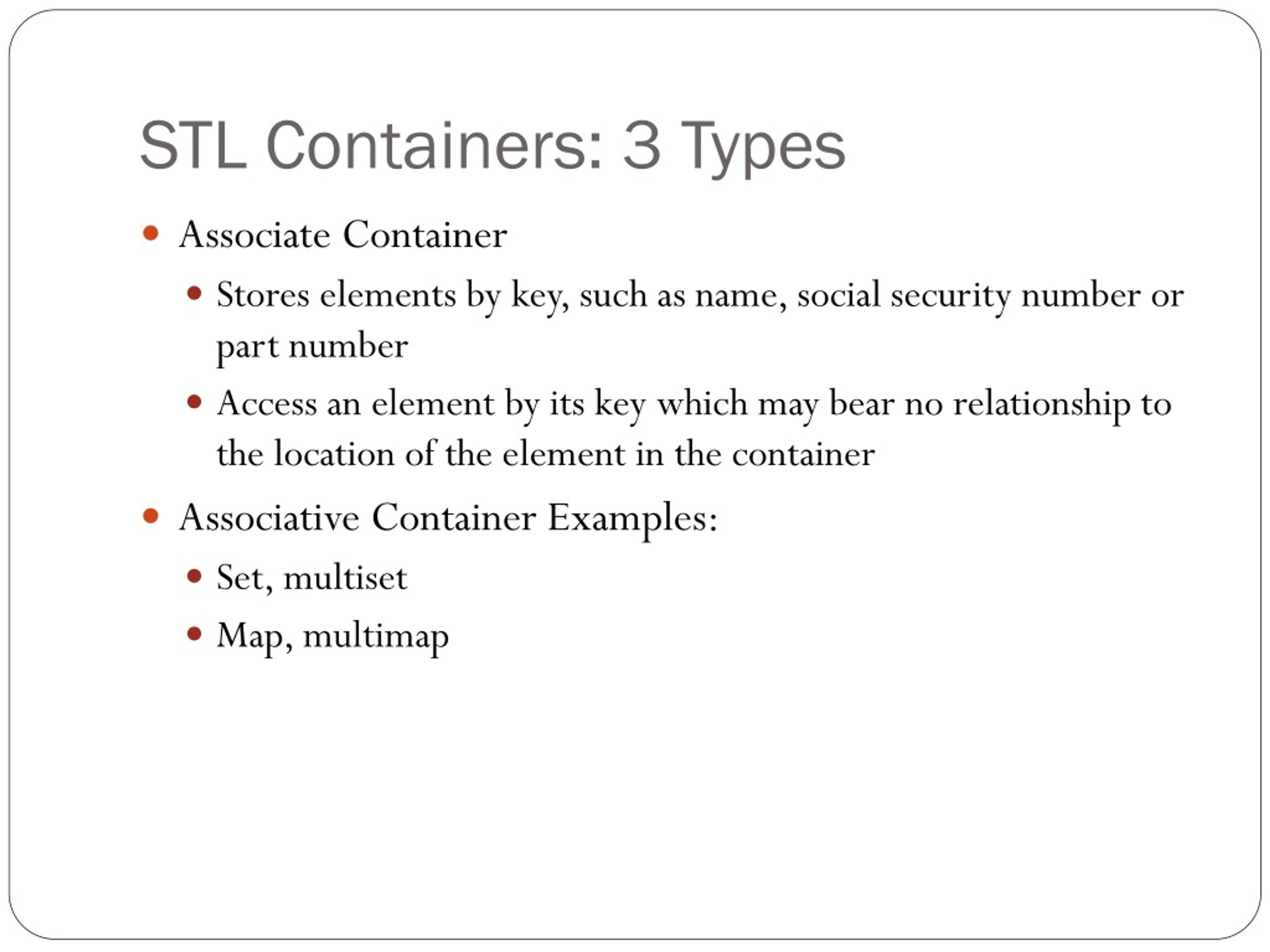 PPT C++ STL Containers Iterators PowerPoint Presentation, free