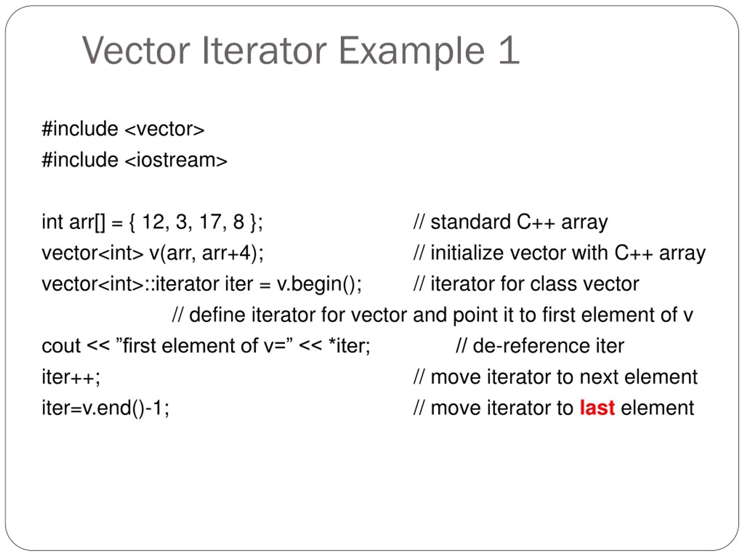 PPT C++ STL Containers Iterators PowerPoint Presentation, free