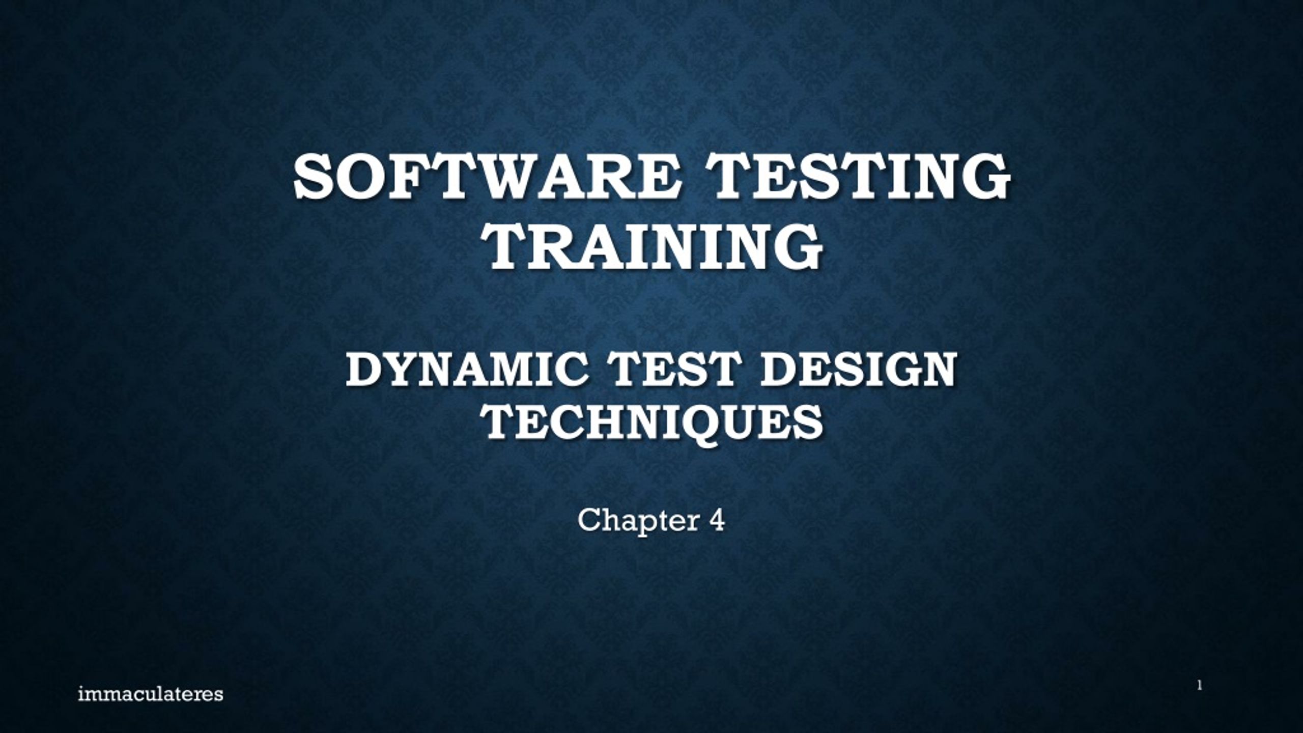 PPT Software testing training PowerPoint Presentation, free download
