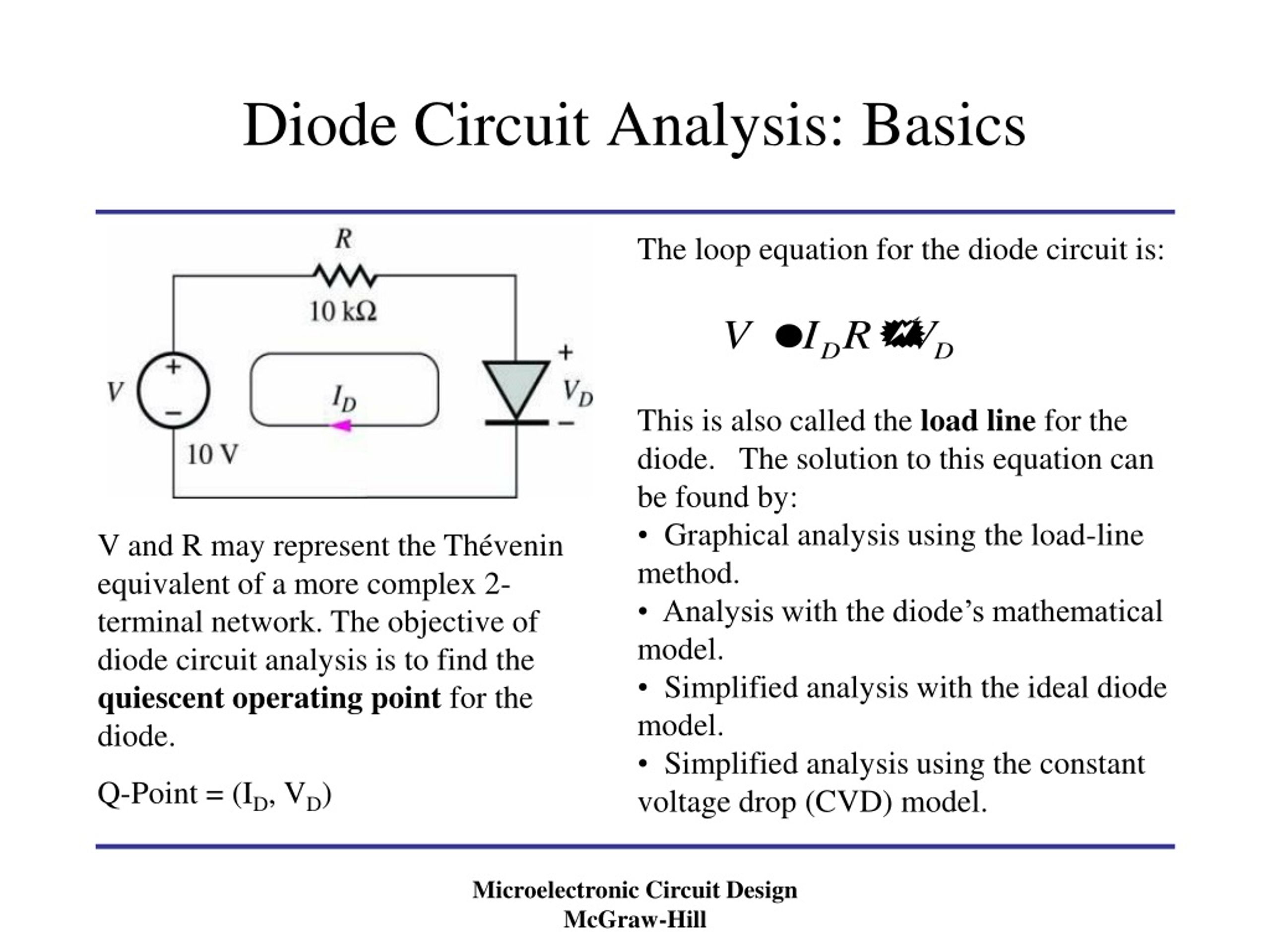 PPT Chapter 3 SolidState Diodes and Diode Circuits PowerPoint