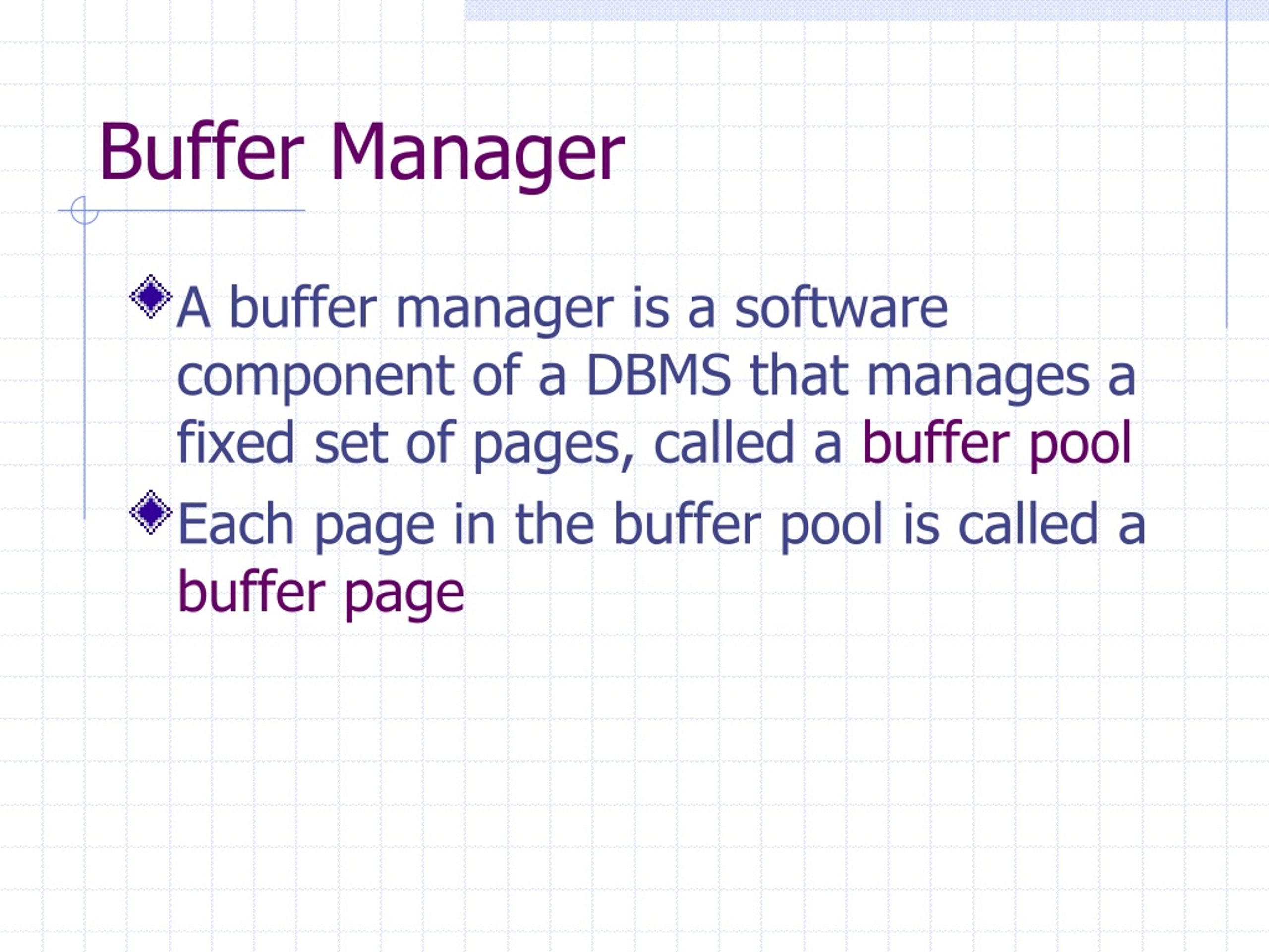 PPT CS422 Principles of Database Systems Buffer Management PowerPoint