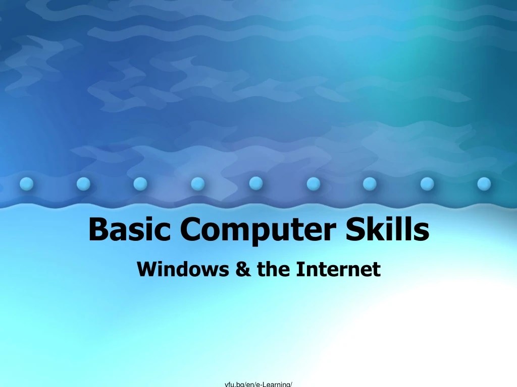 PPT Basic Computer Skills PowerPoint Presentation, free download ID