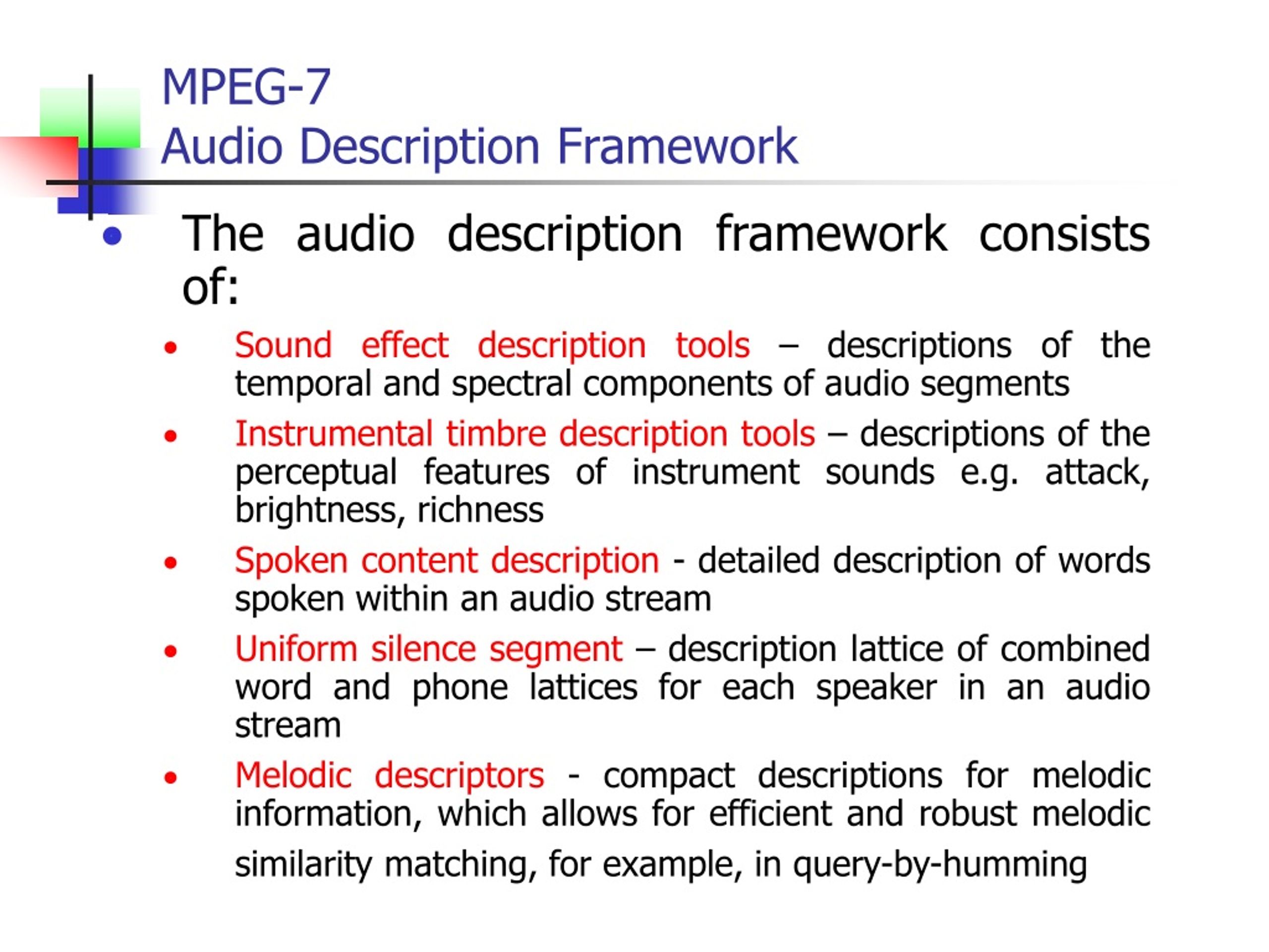 PPT MPEG7 What is MPEG7 ? PowerPoint Presentation, free download