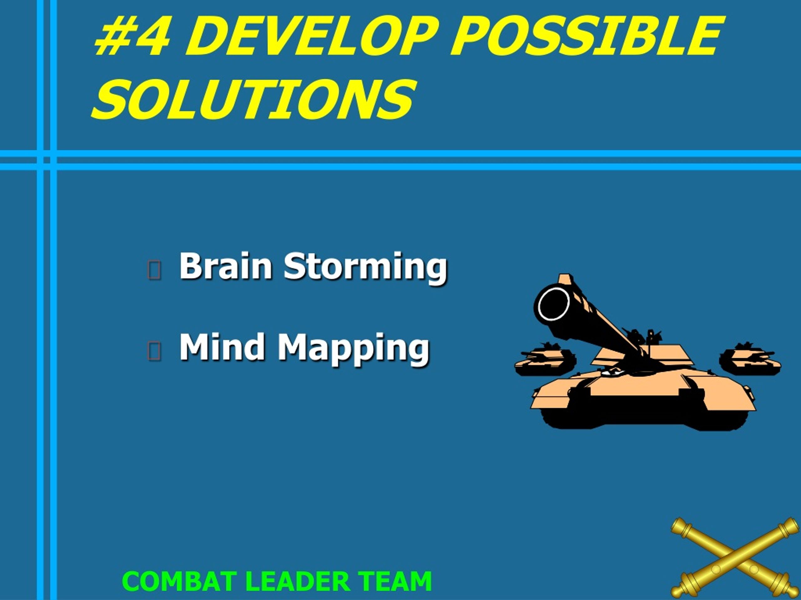 PPT MILITARY PROBLEM SOLVING PROCESS PowerPoint Presentation, free