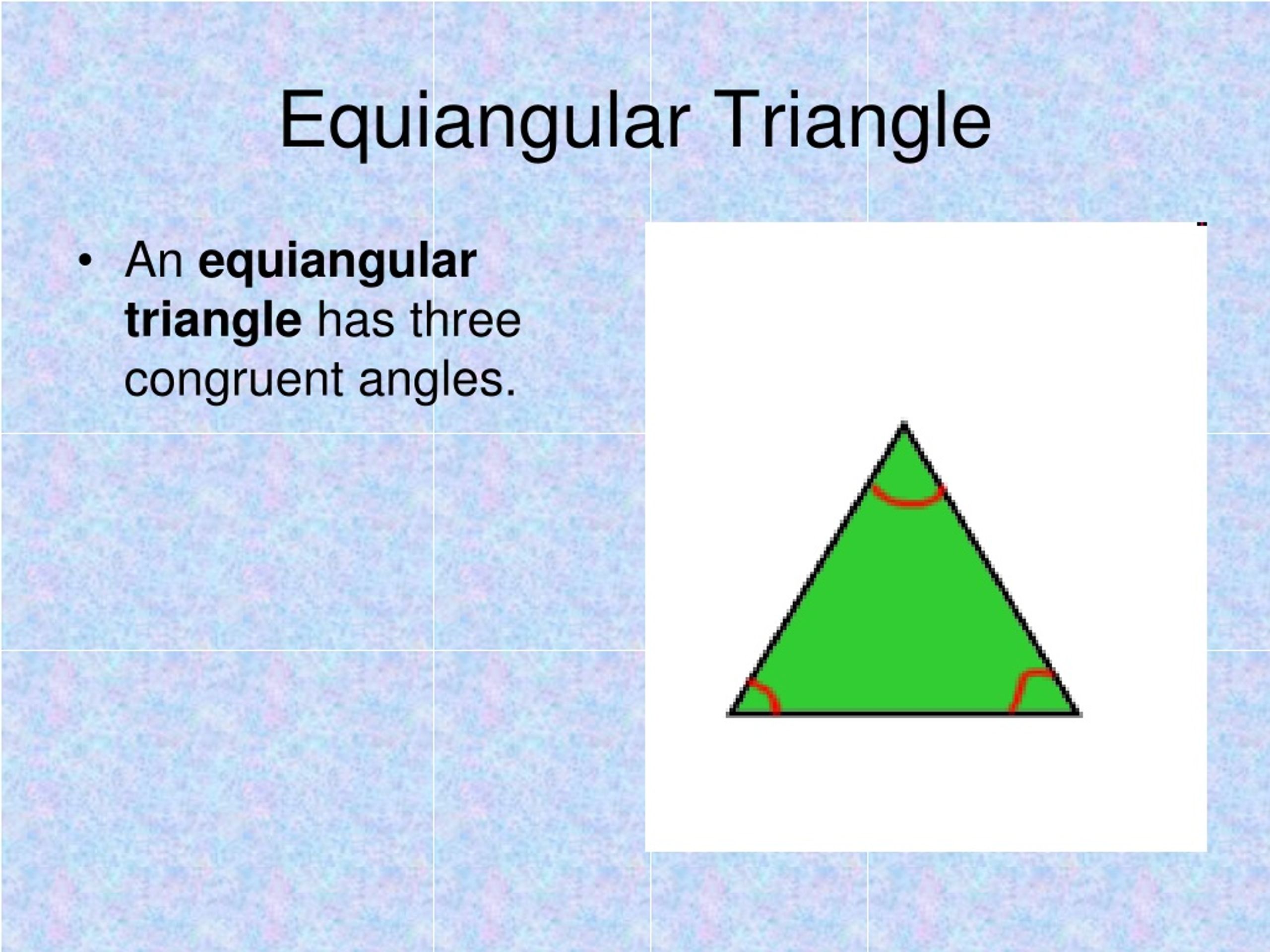 PPT Classifying Triangles PowerPoint Presentation, free download ID