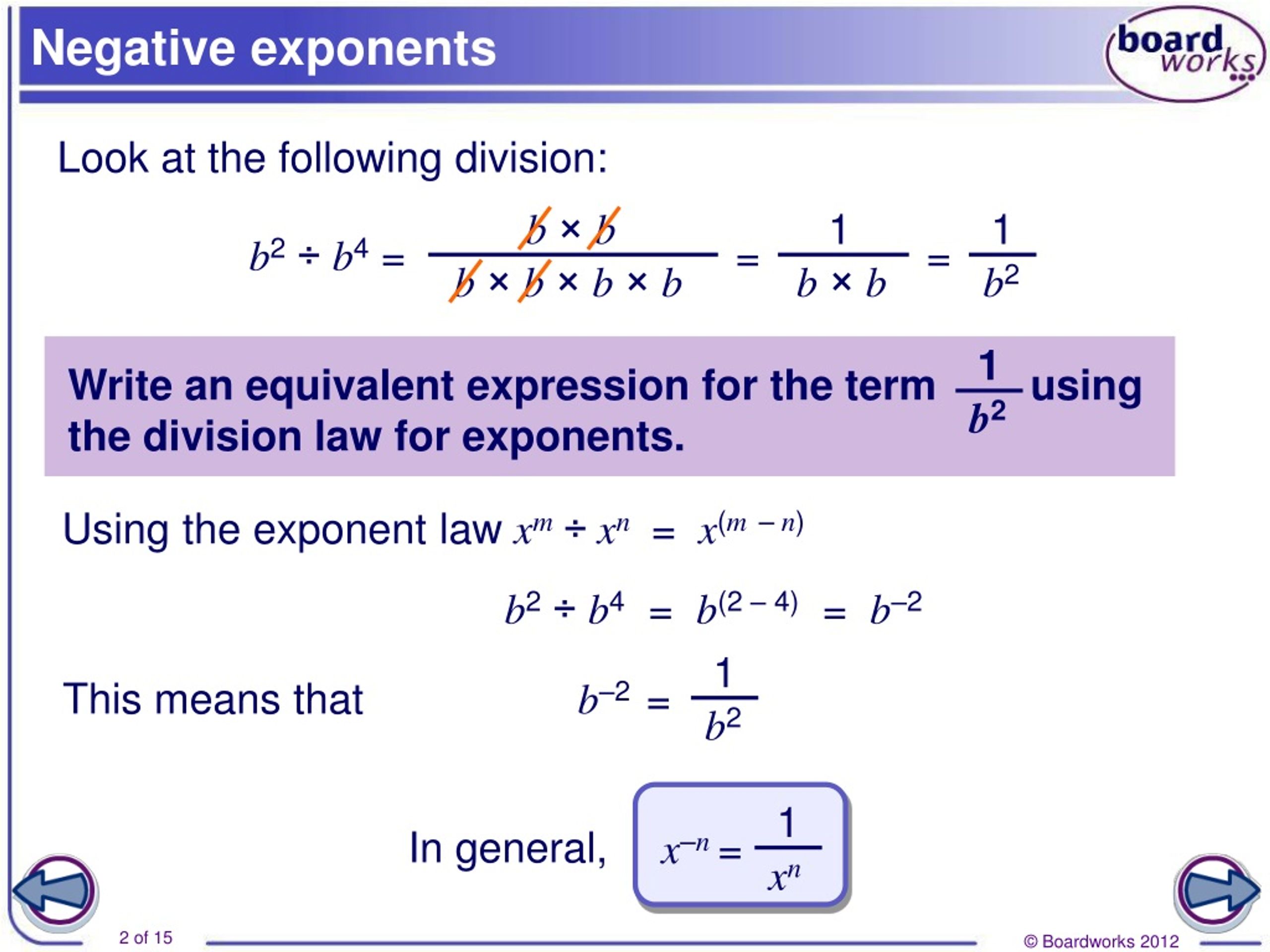 PPT Negative and rational exponents PowerPoint Presentation, free