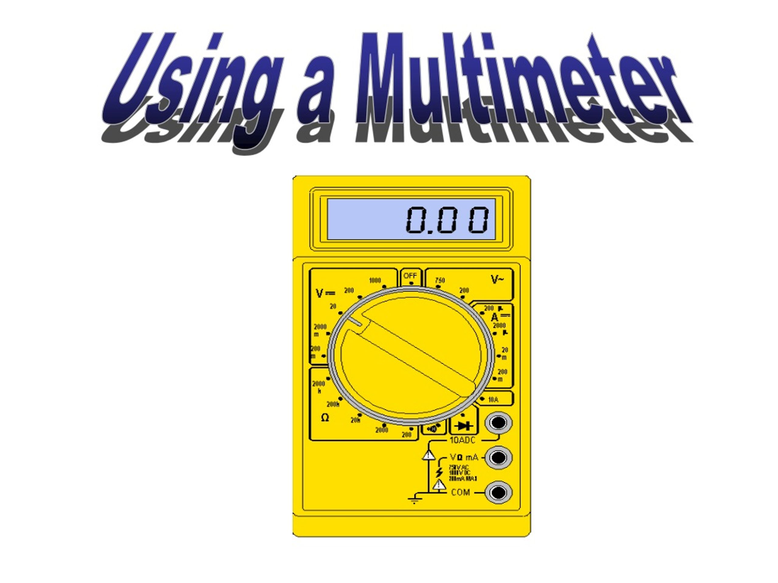PPT Using a Multimeter PowerPoint Presentation, free download ID