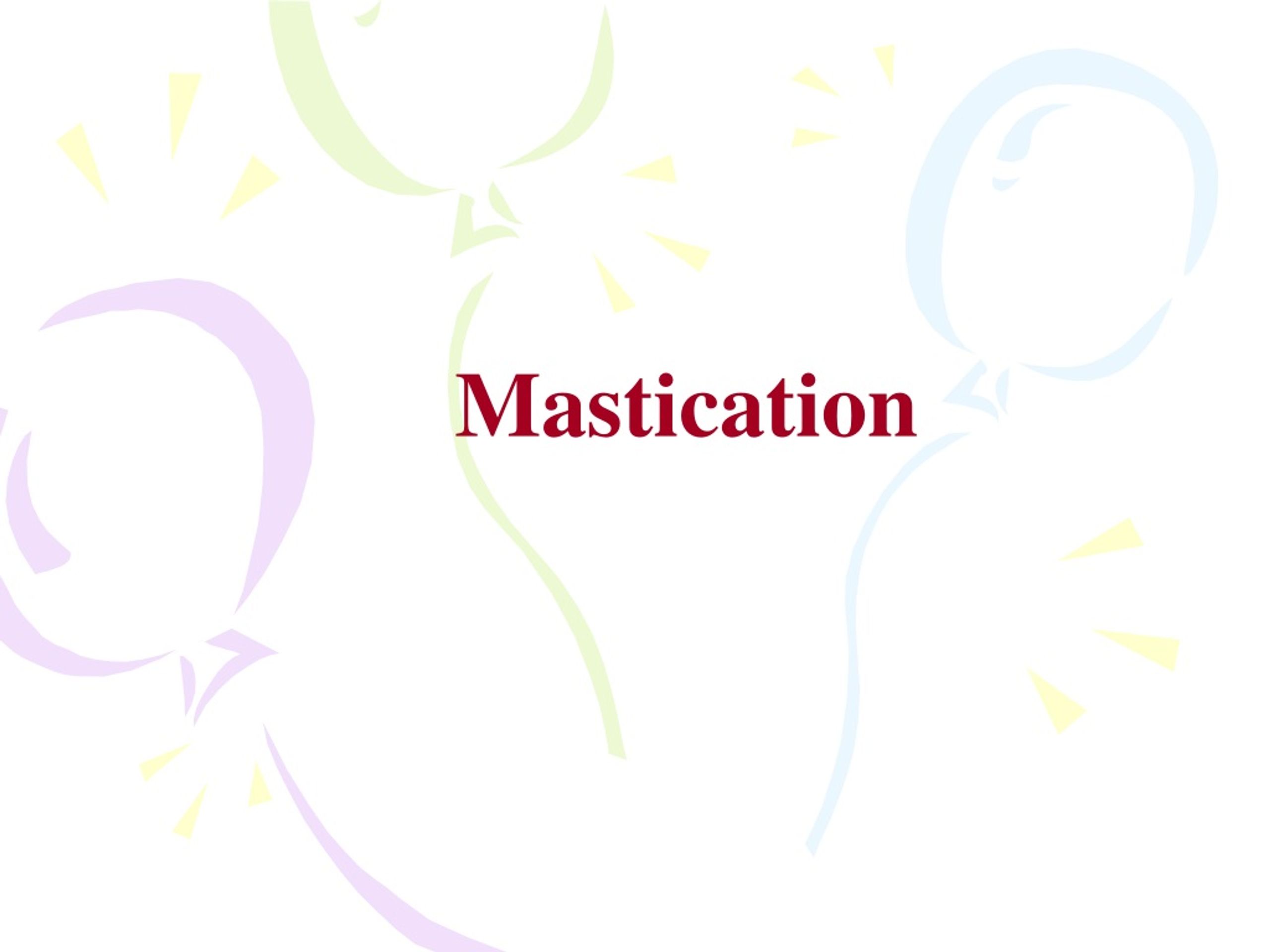 PPT Mastication PowerPoint Presentation, free download ID9214126