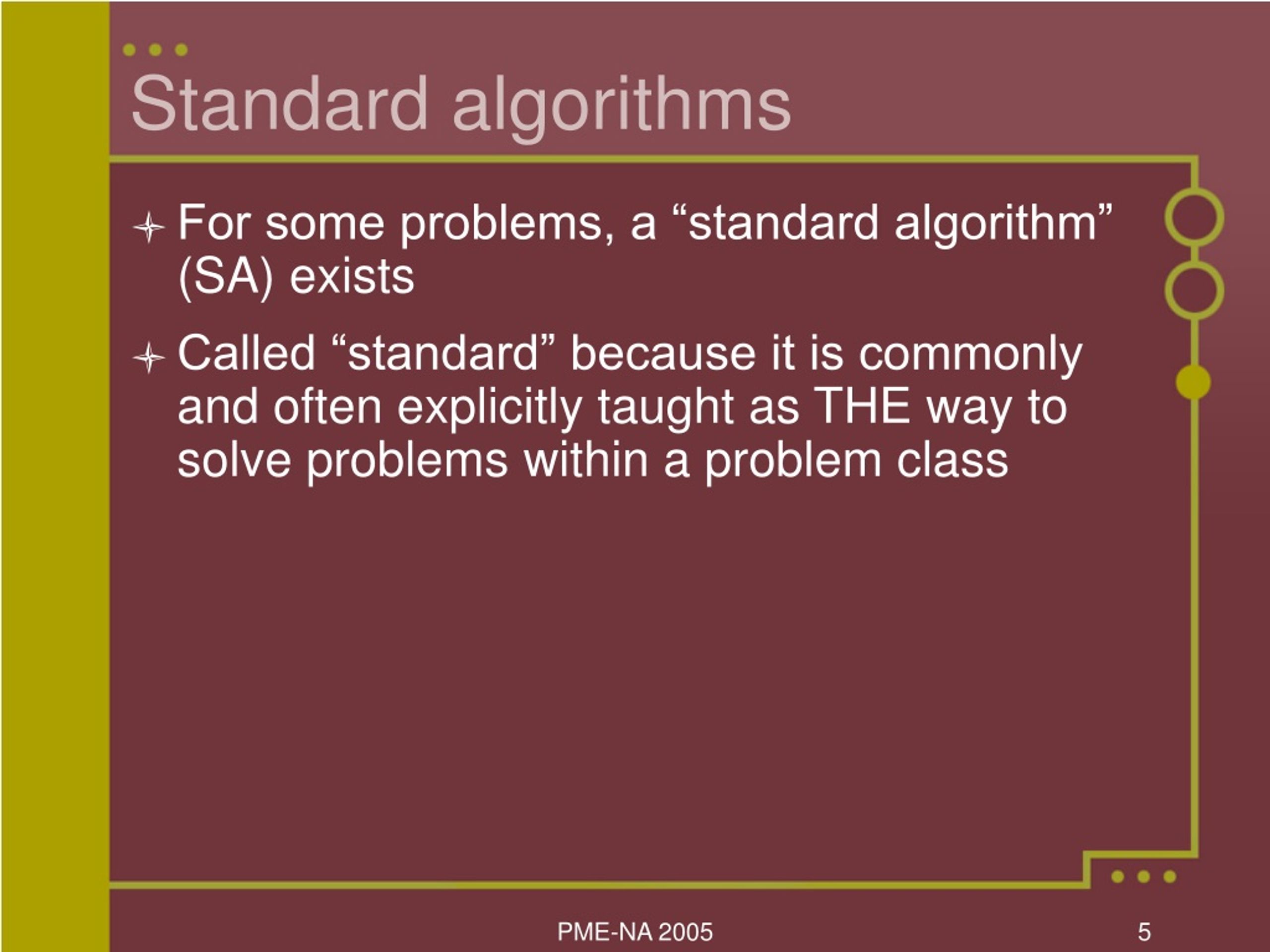 PPT Students’ use of standard algorithms for solving linear equations