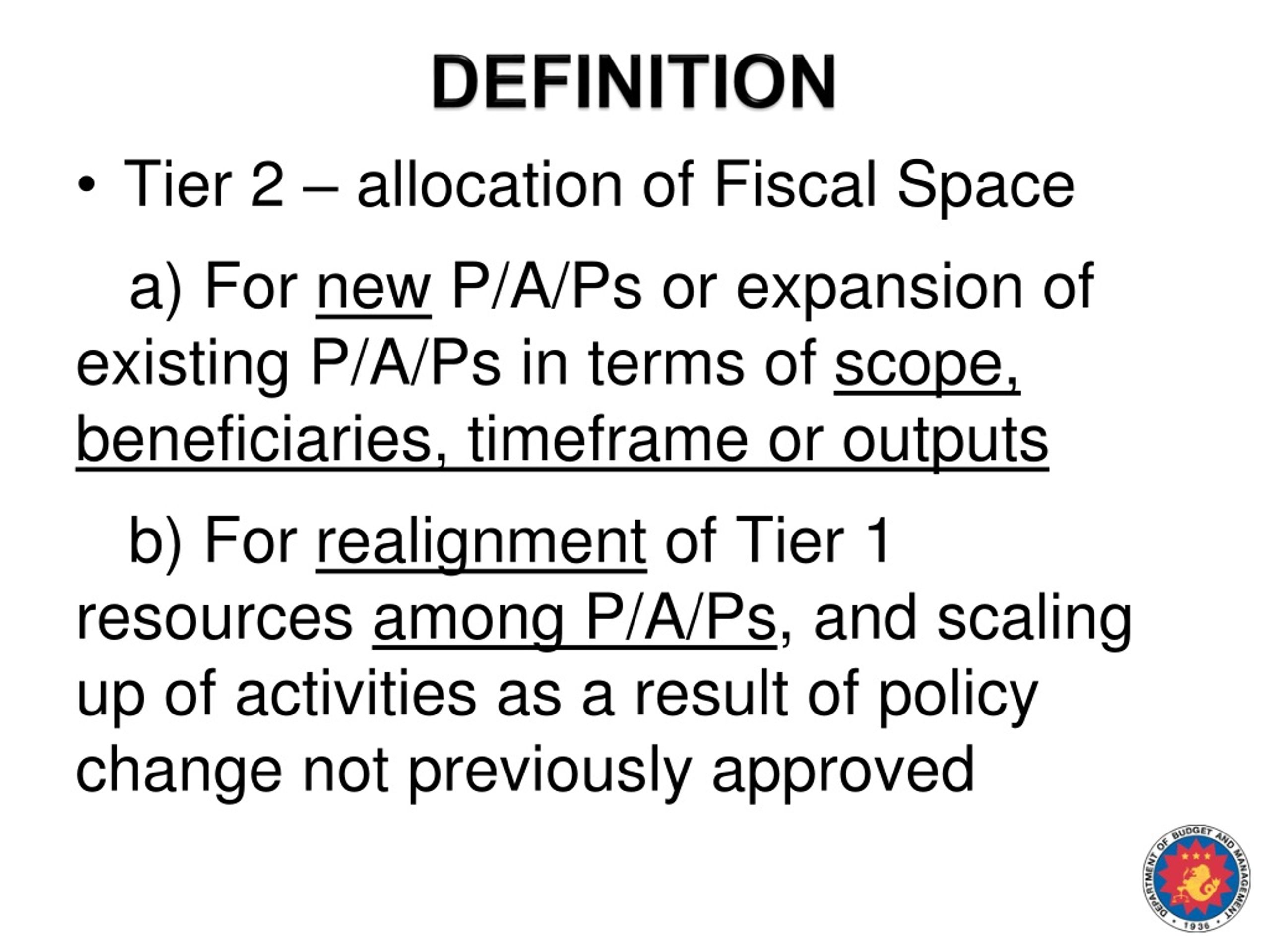 PPT Preparation of the FY 2019 Budget Guidelines on the Formulation