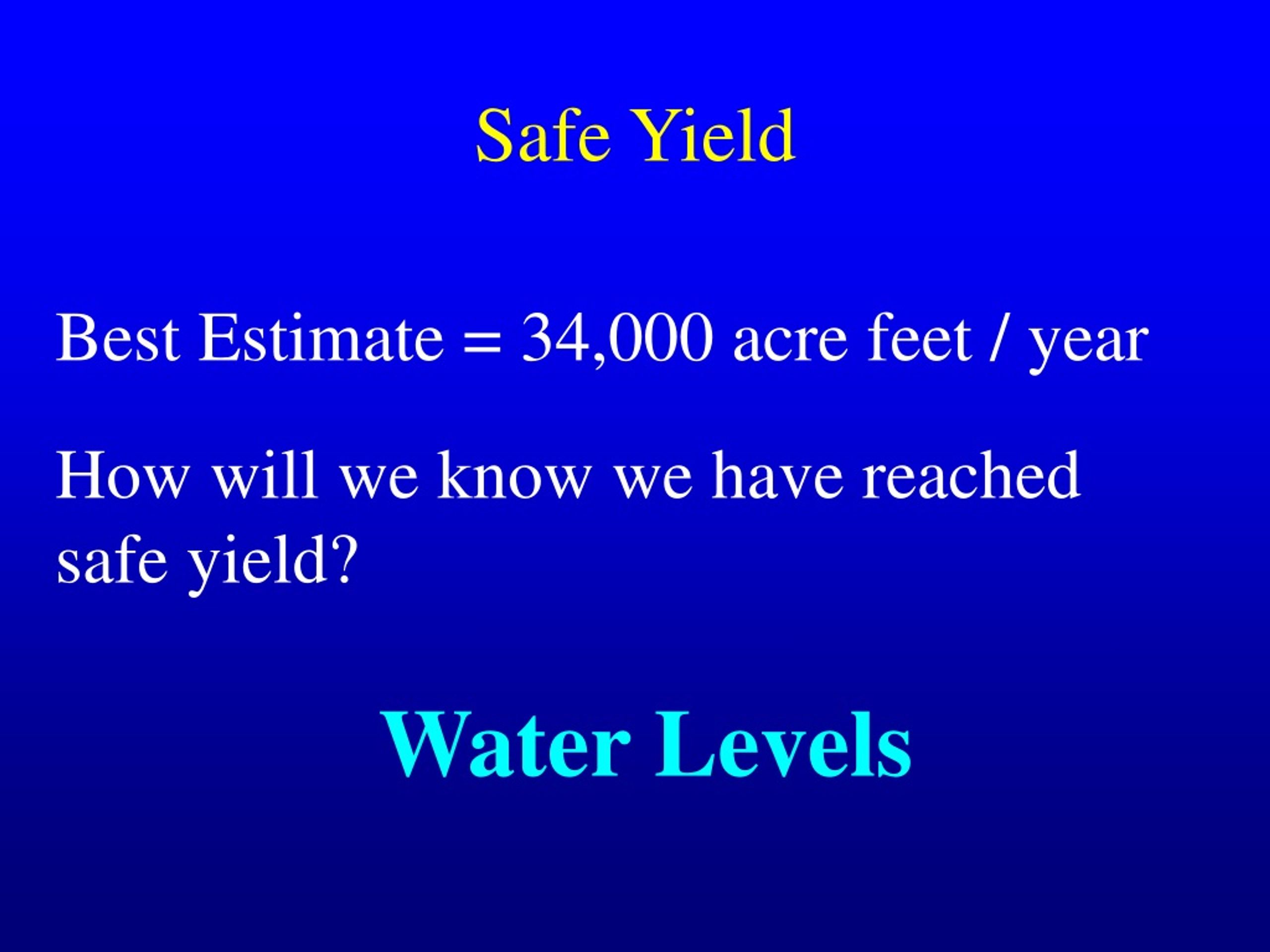 PPT GroundWater Management Plan Beryl Enterprise Area PowerPoint Presentation ID9216469