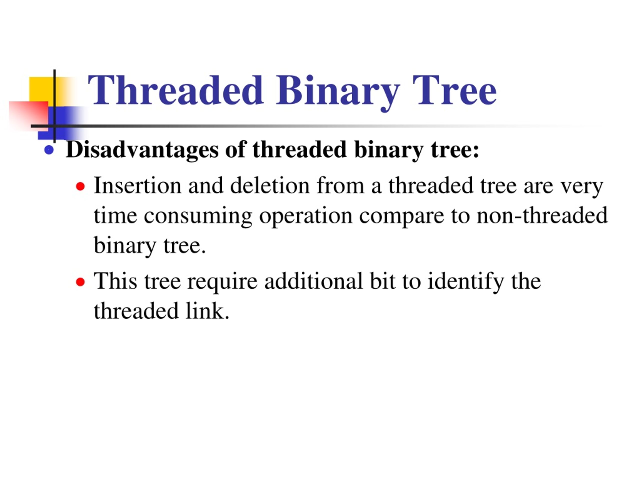 PPT Threaded Binary Tree PowerPoint Presentation, free download ID