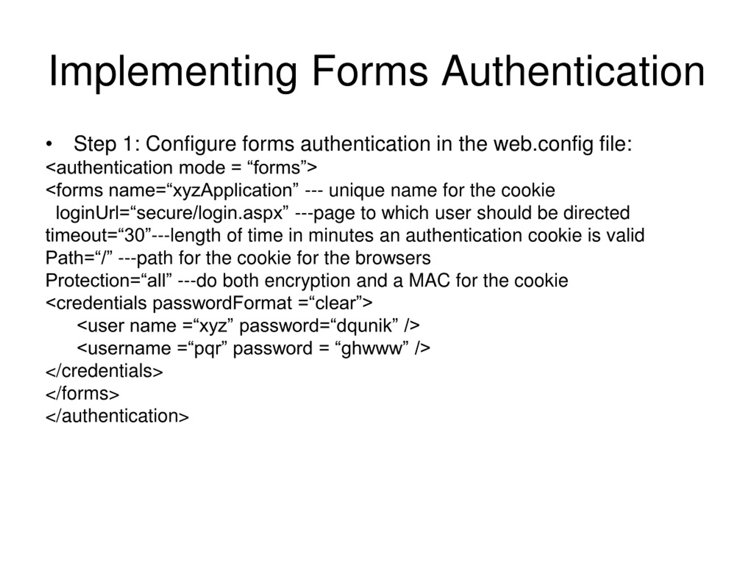 PPT Authentication and Authorization PowerPoint Presentation, free