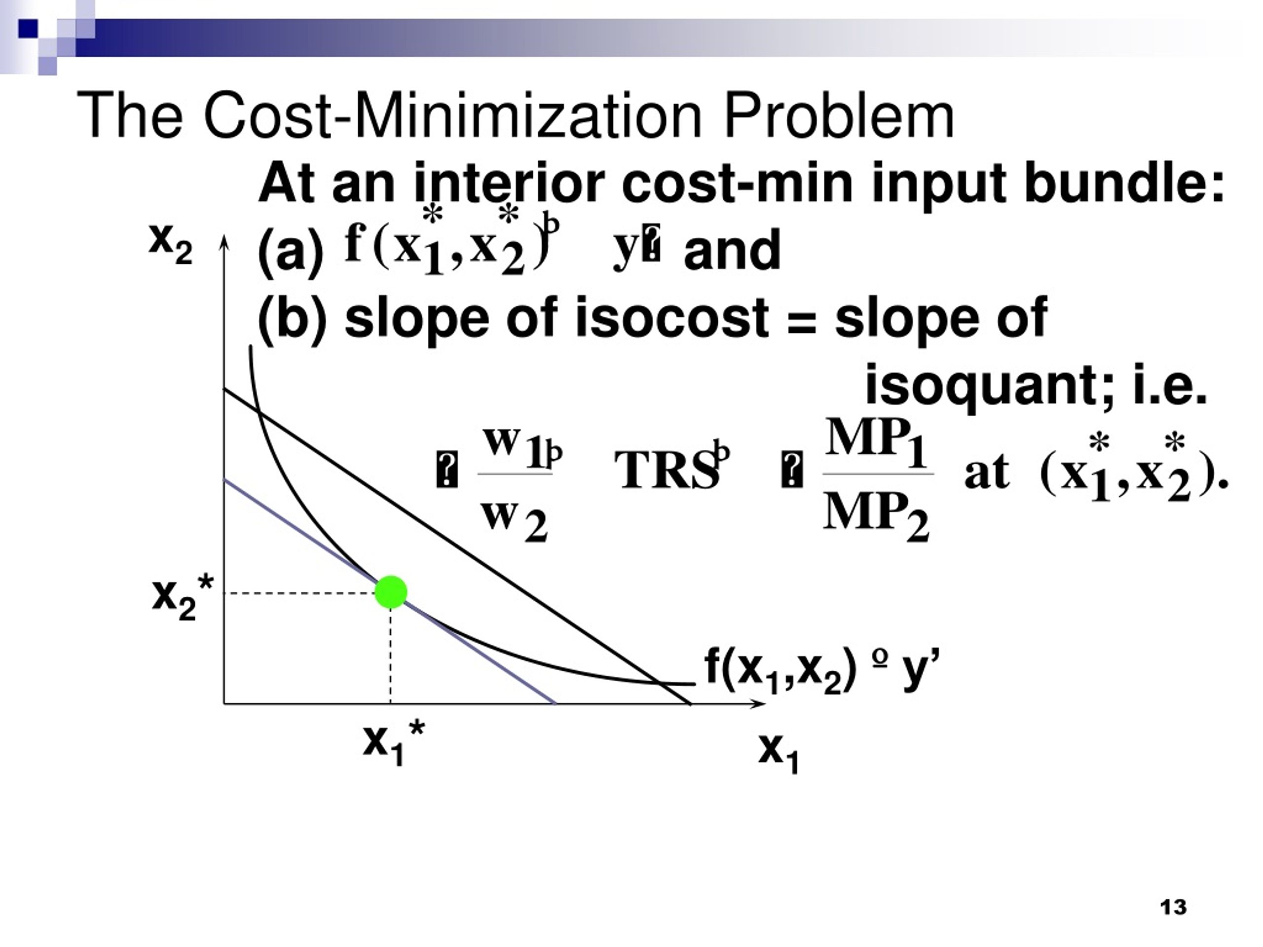 PPT Cost Minimization PowerPoint Presentation, free download ID9228889