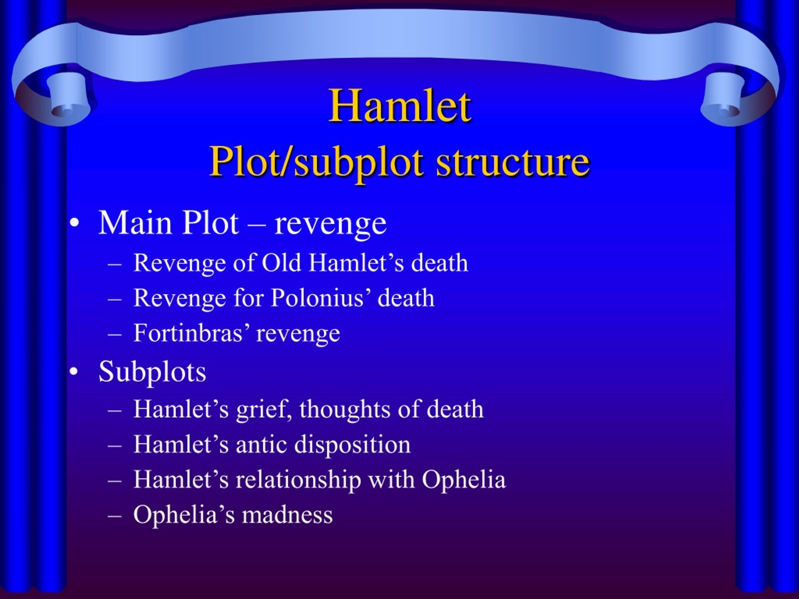 PPT Hamlet PowerPoint Presentation, free download ID9230025