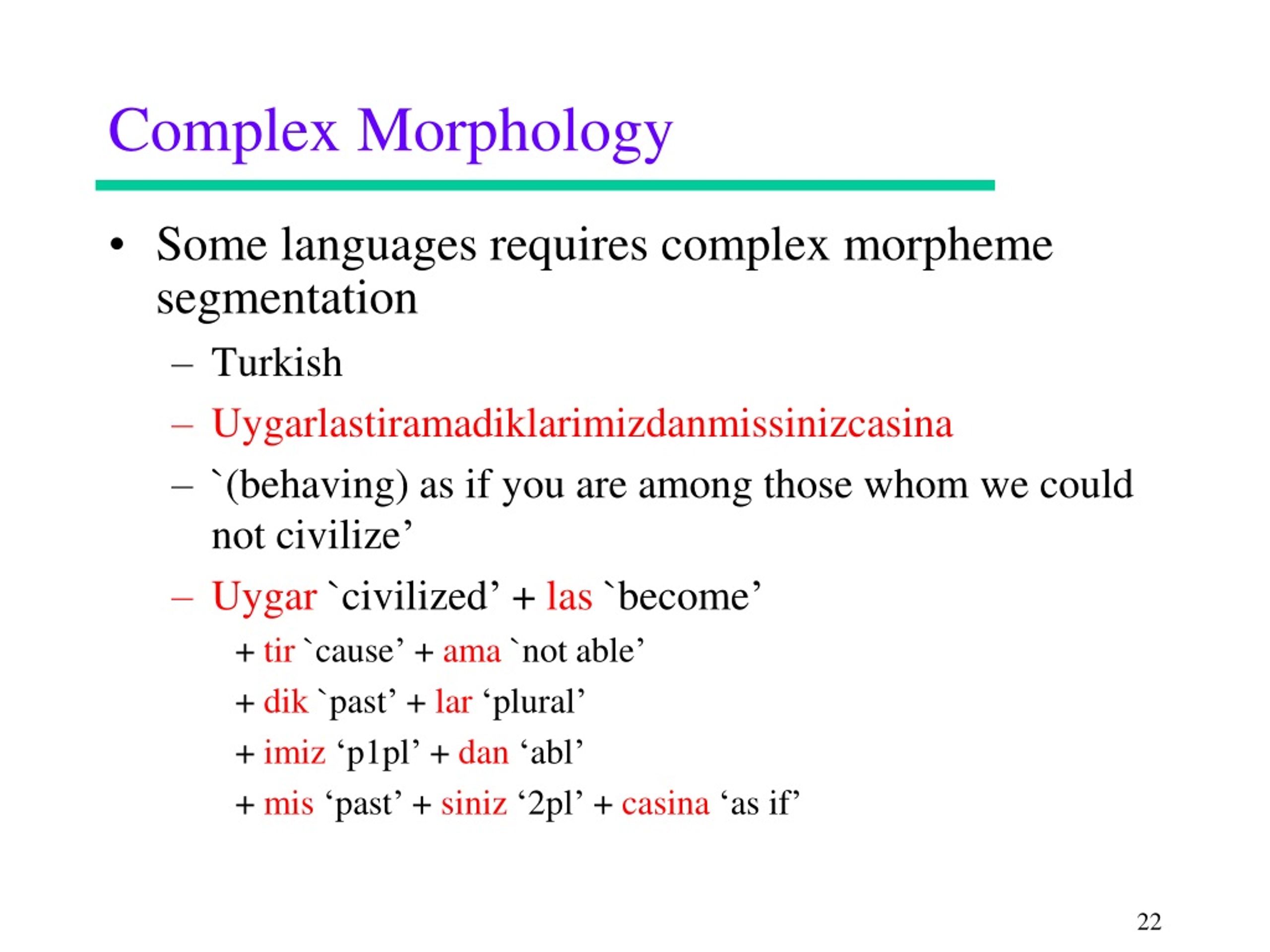 PPT Basic Text Processing Morphology Word Stemming PowerPoint