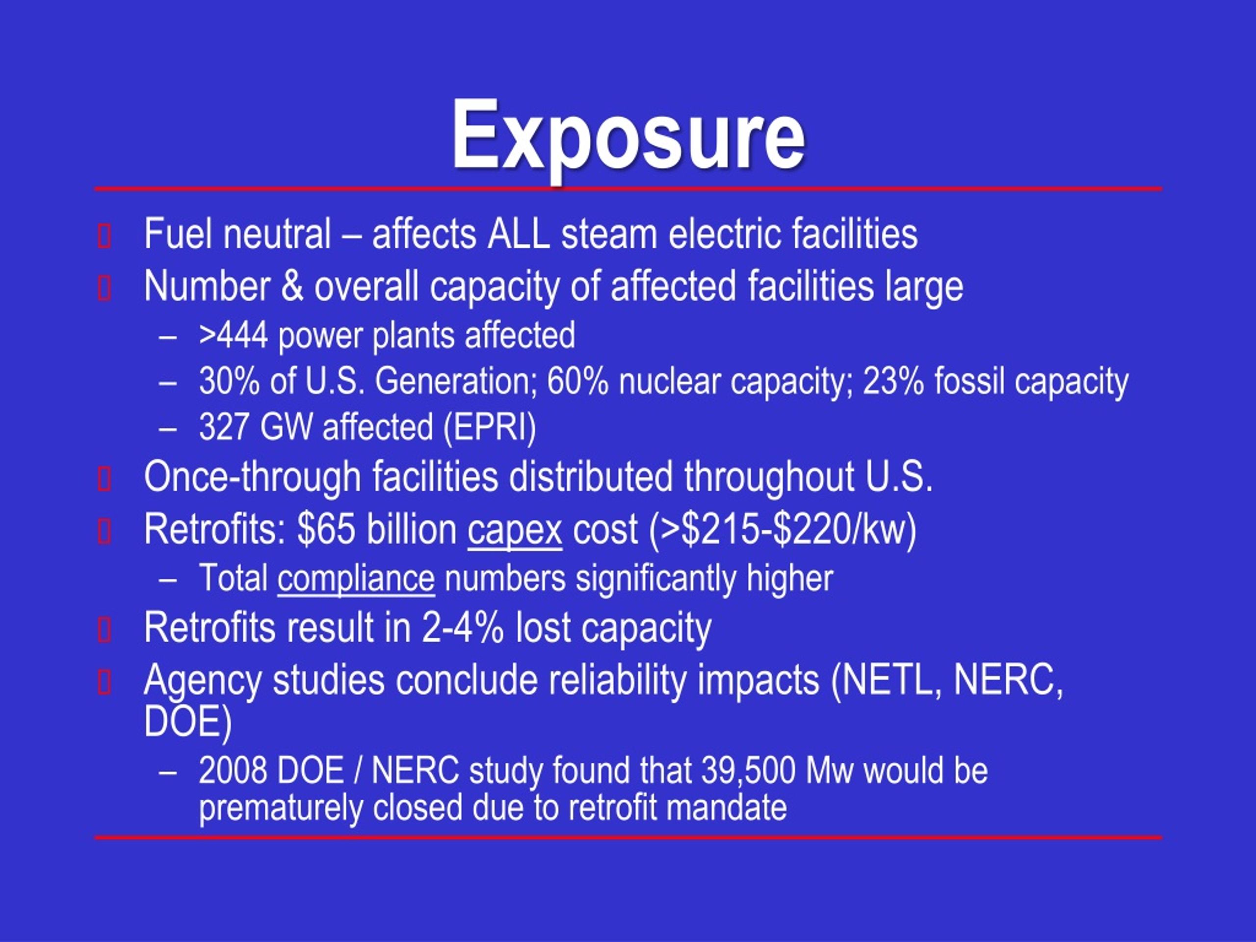 PPT COOLING WATER INTAKE STRUCTURES RULE § 316(b) PowerPoint