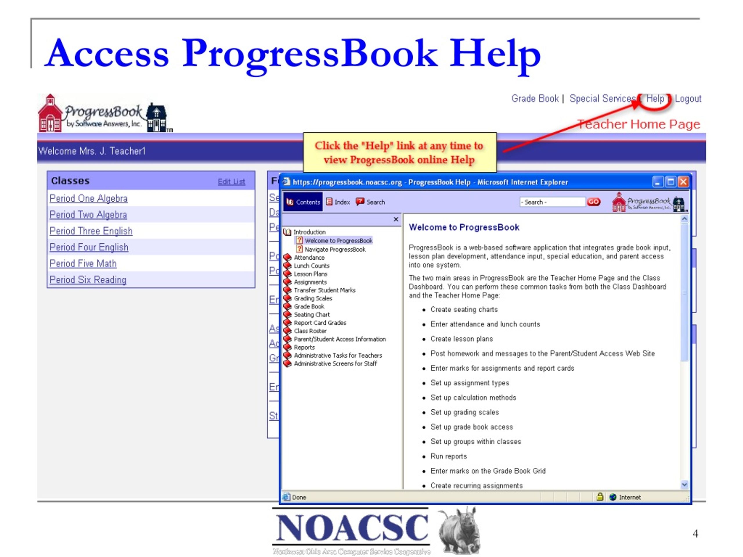 PPT ProgressBook Training 1 Login and Email PowerPoint Presentation