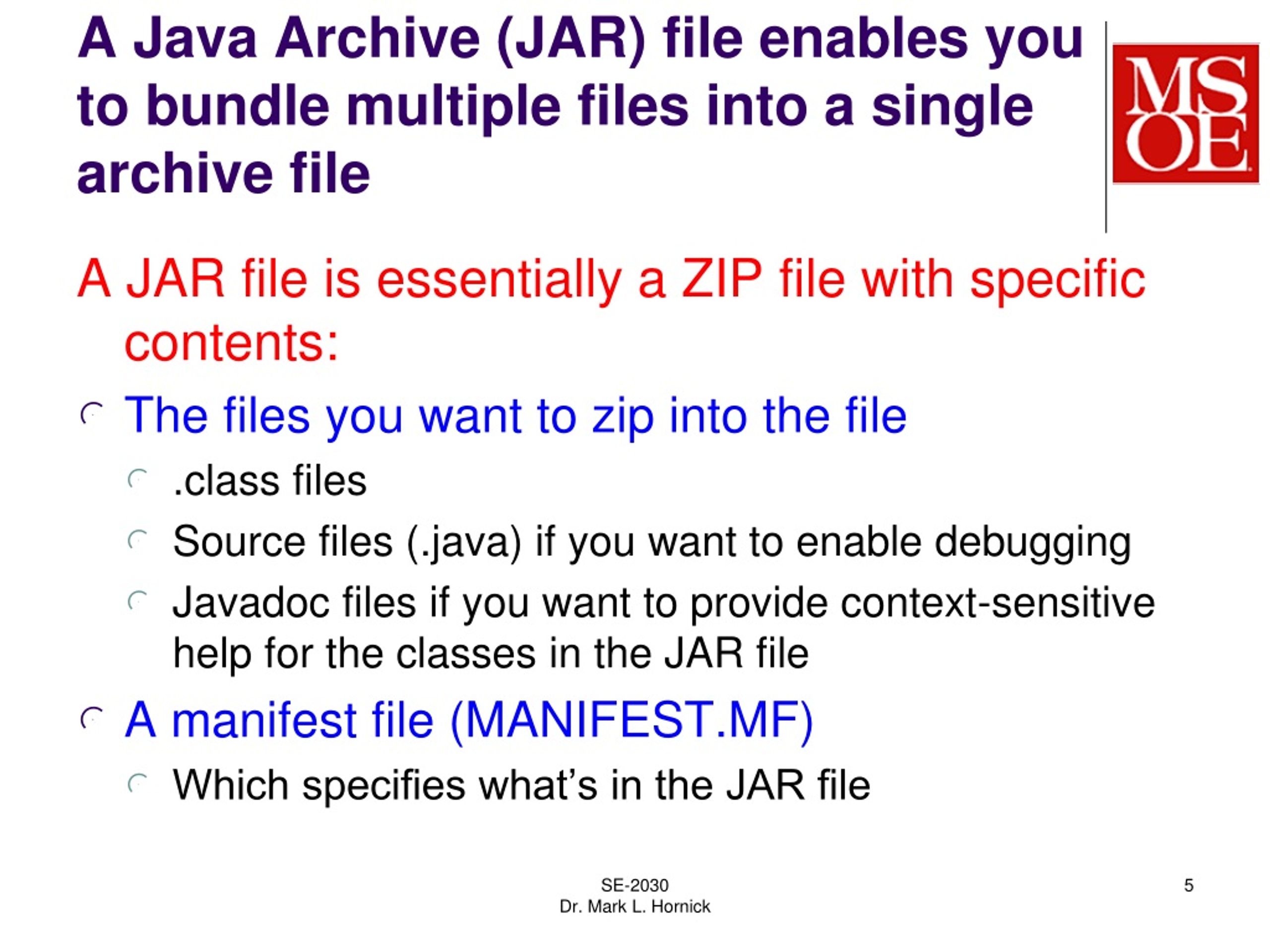 PPT Deploying Java applications as JAR files PowerPoint Presentation