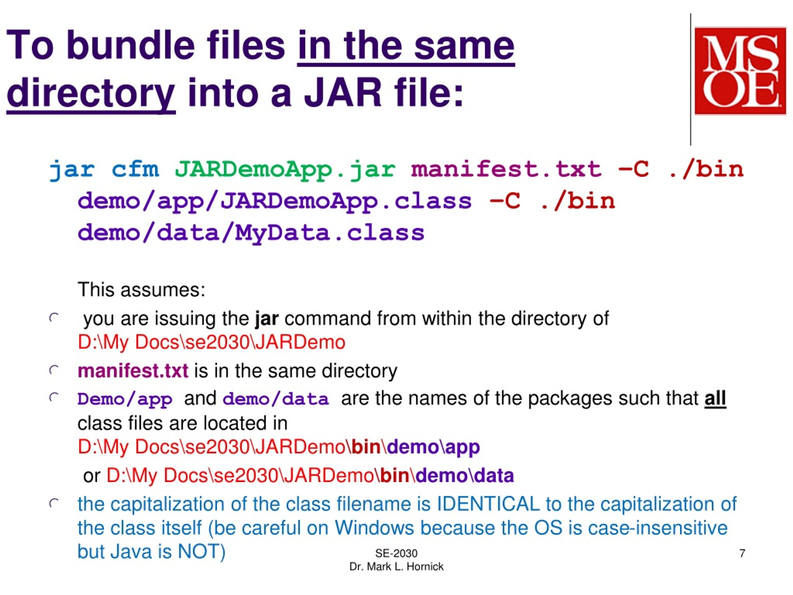 PPT Deploying Java applications as JAR files PowerPoint Presentation