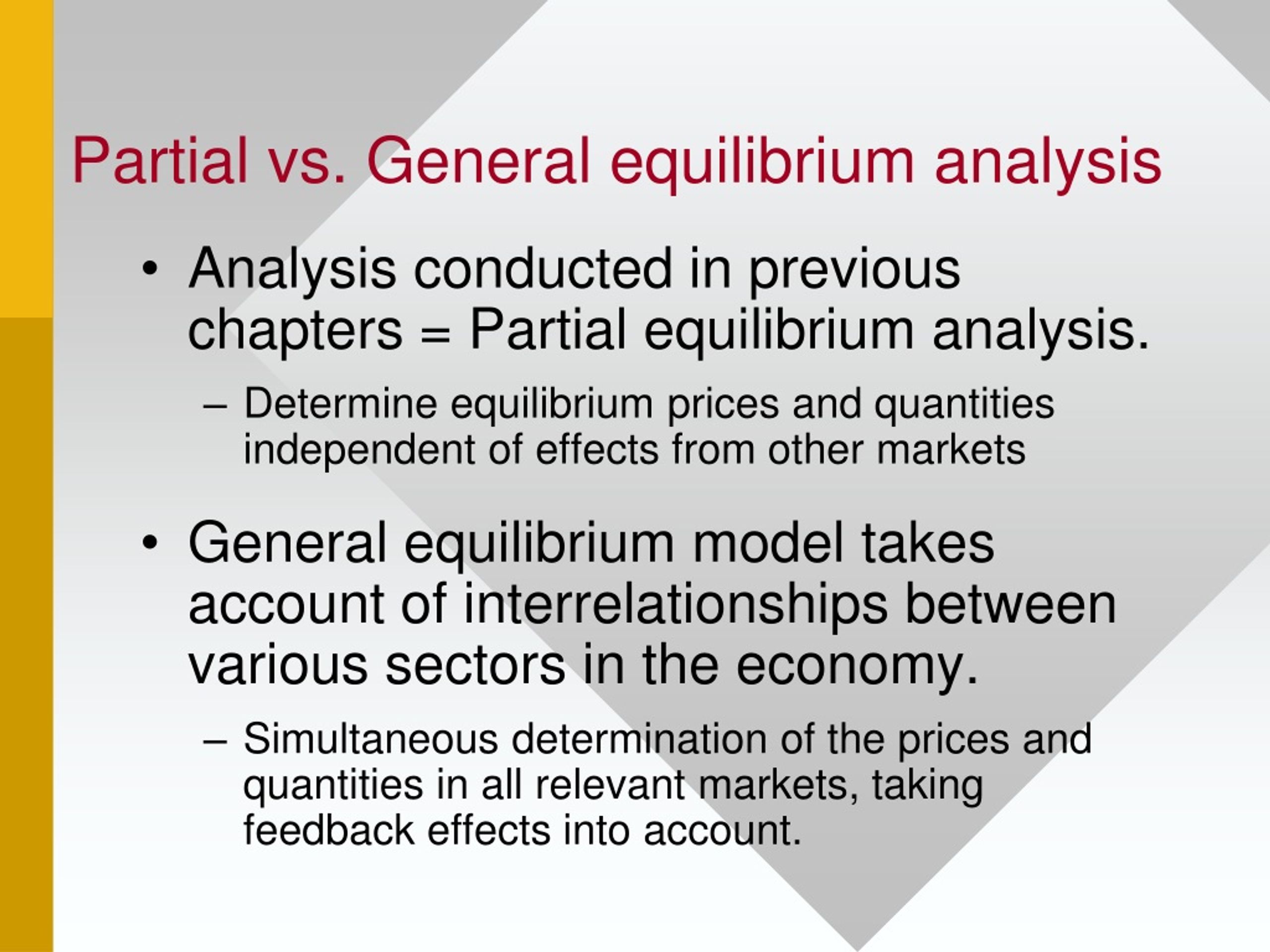 PPT Unit 16 General equilibrium analysis and Economic efficiency