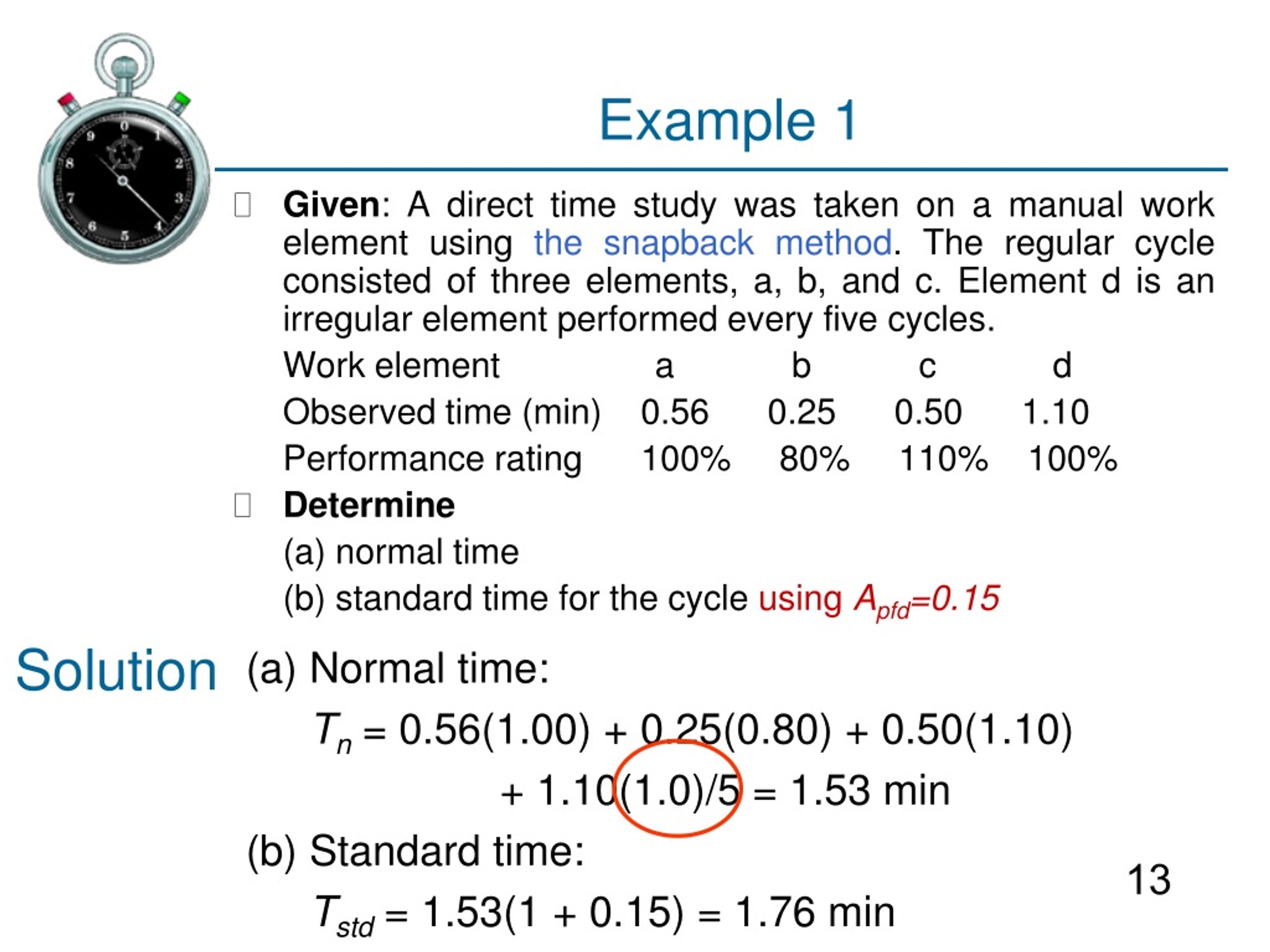 PPT Direct Time Study PowerPoint Presentation, free download ID9240516