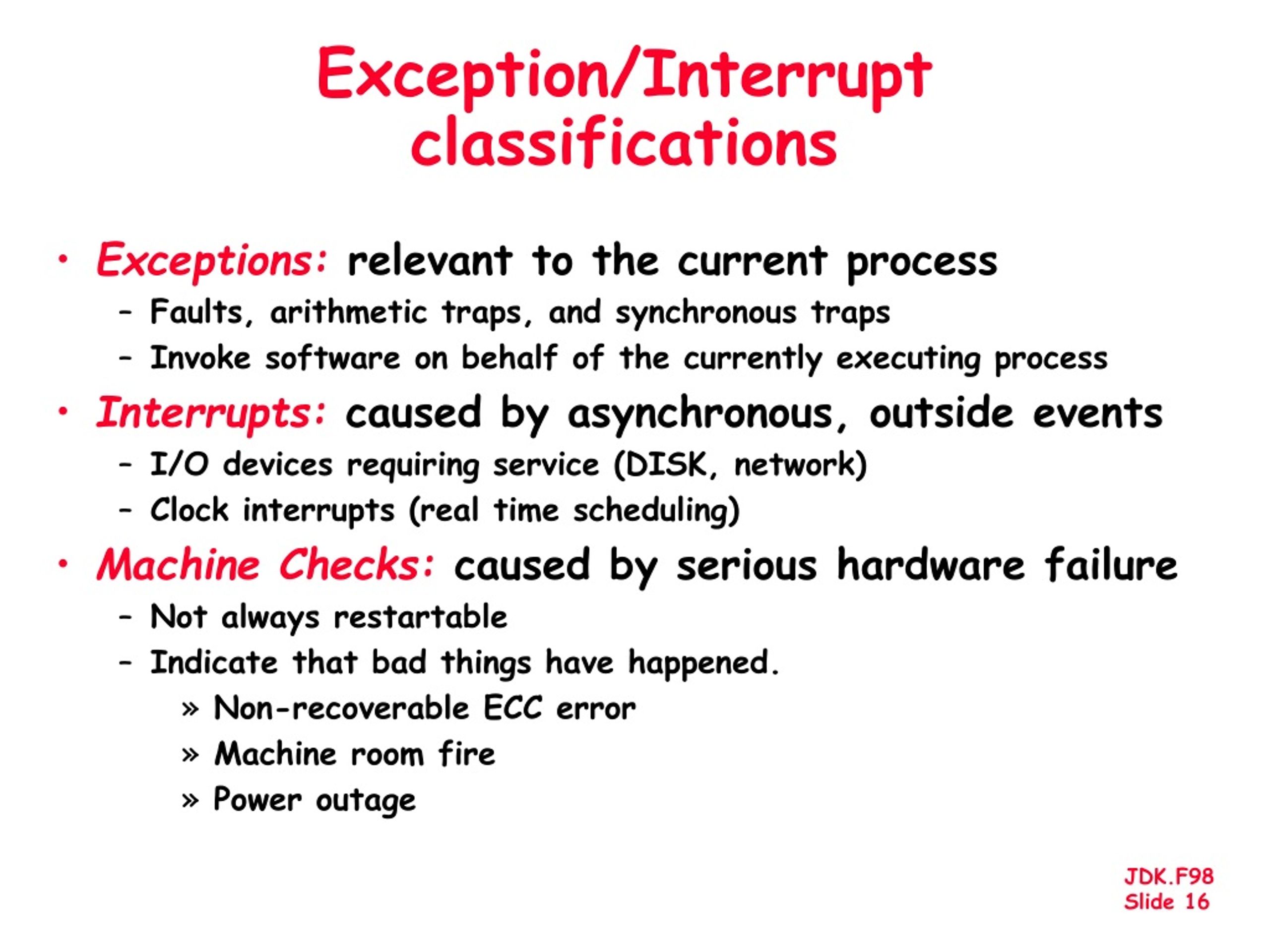 PPT Lecture 3 Control flow, interrupts and exceptions PowerPoint