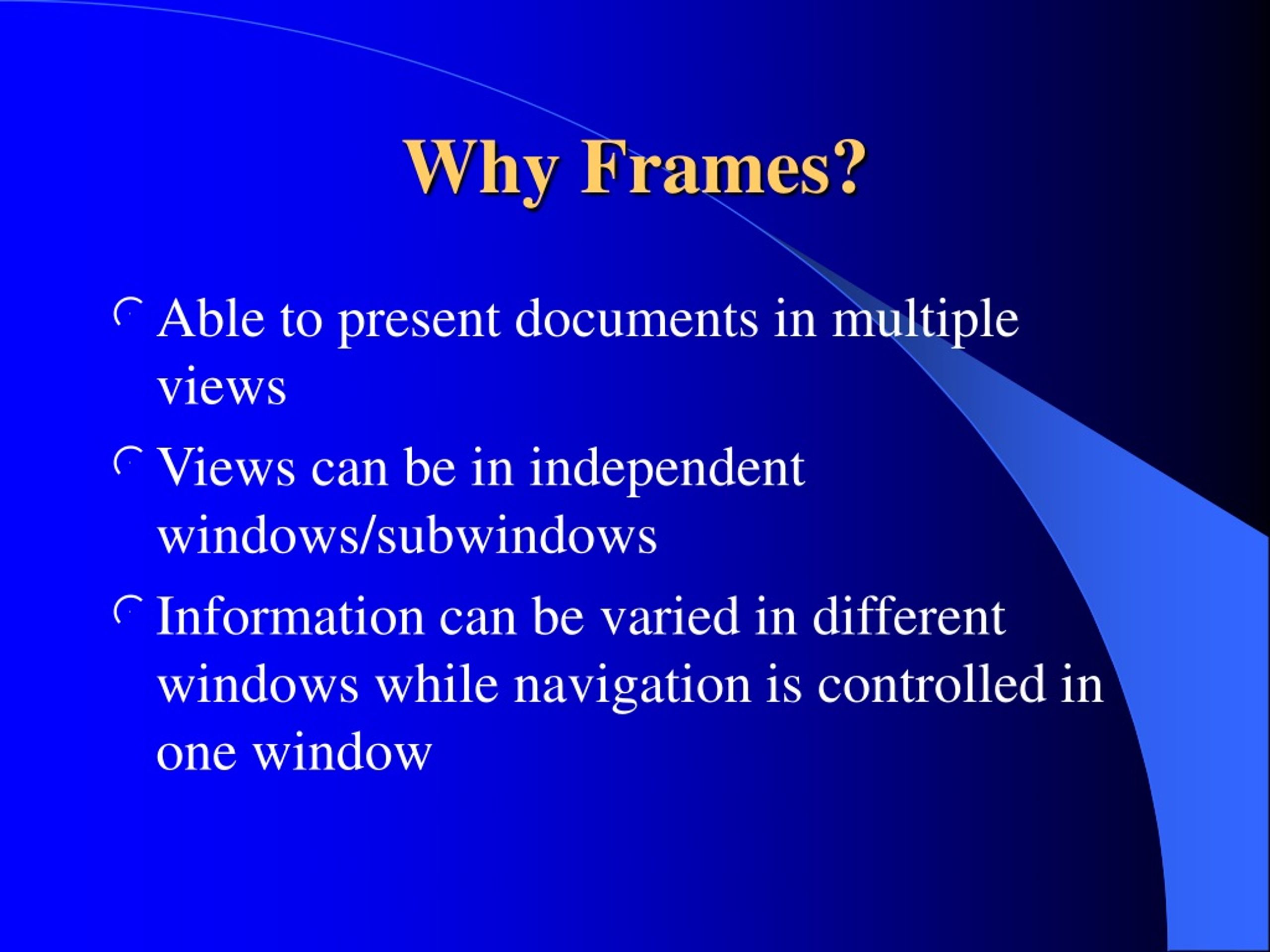 PPT HTML Frames PowerPoint Presentation, free download ID9246820