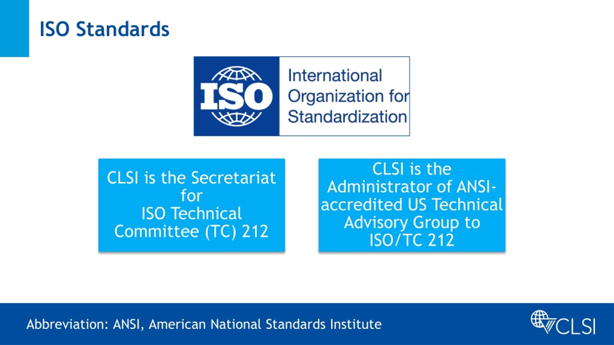 PPT The Clinical and Laboratory Standards Institute PowerPoint