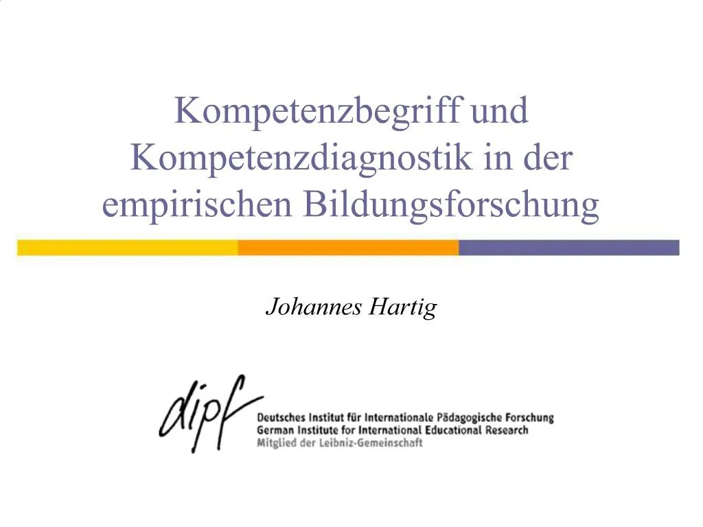 PPT Kompetenzbegriff und Kompetenzdiagnostik in der empirischen