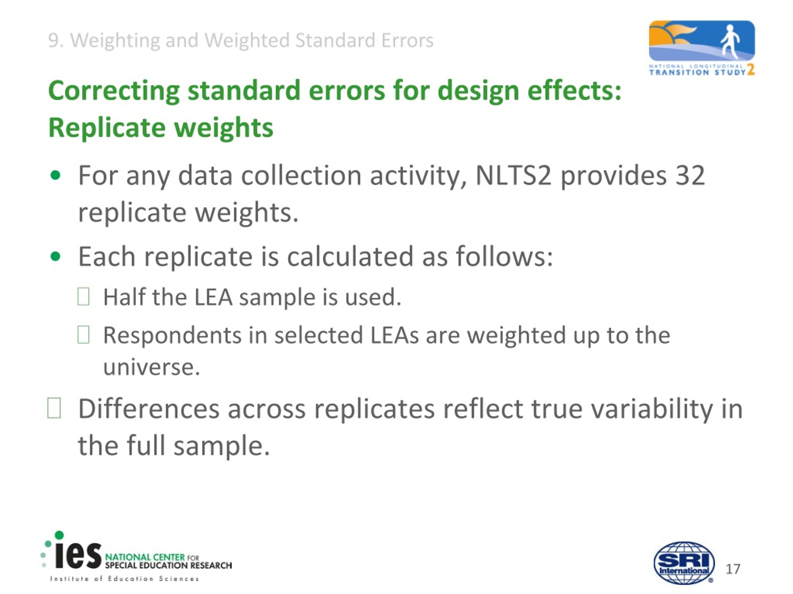 PPT 9. Weighting and Weighted Standard Errors PowerPoint Presentation
