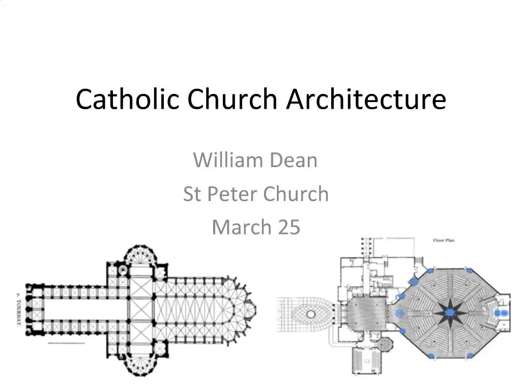 PPT Catholic Church Architecture PowerPoint Presentation, free