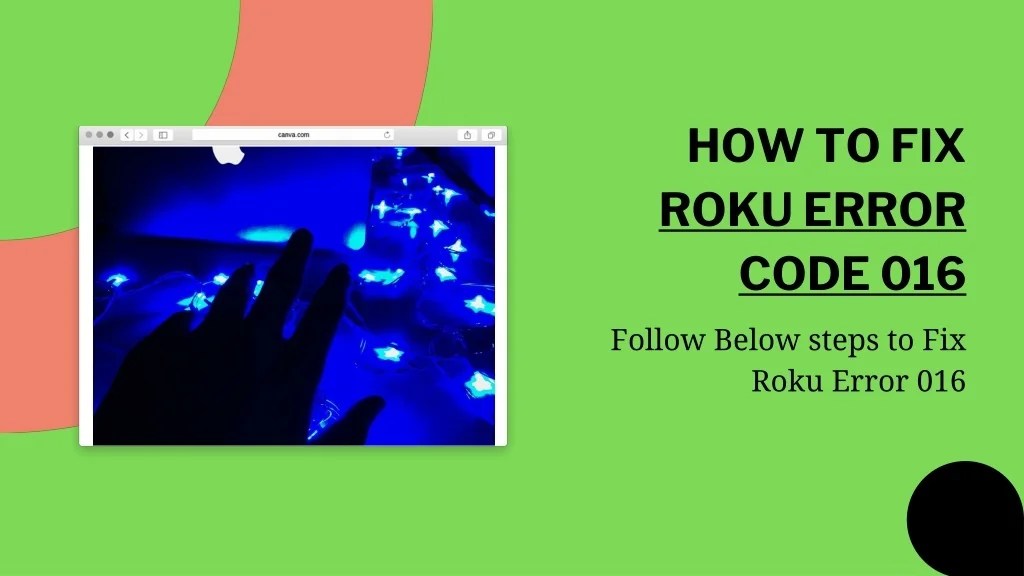 PPT How To fix Roku Error Code 016 Smart TV Error PowerPoint