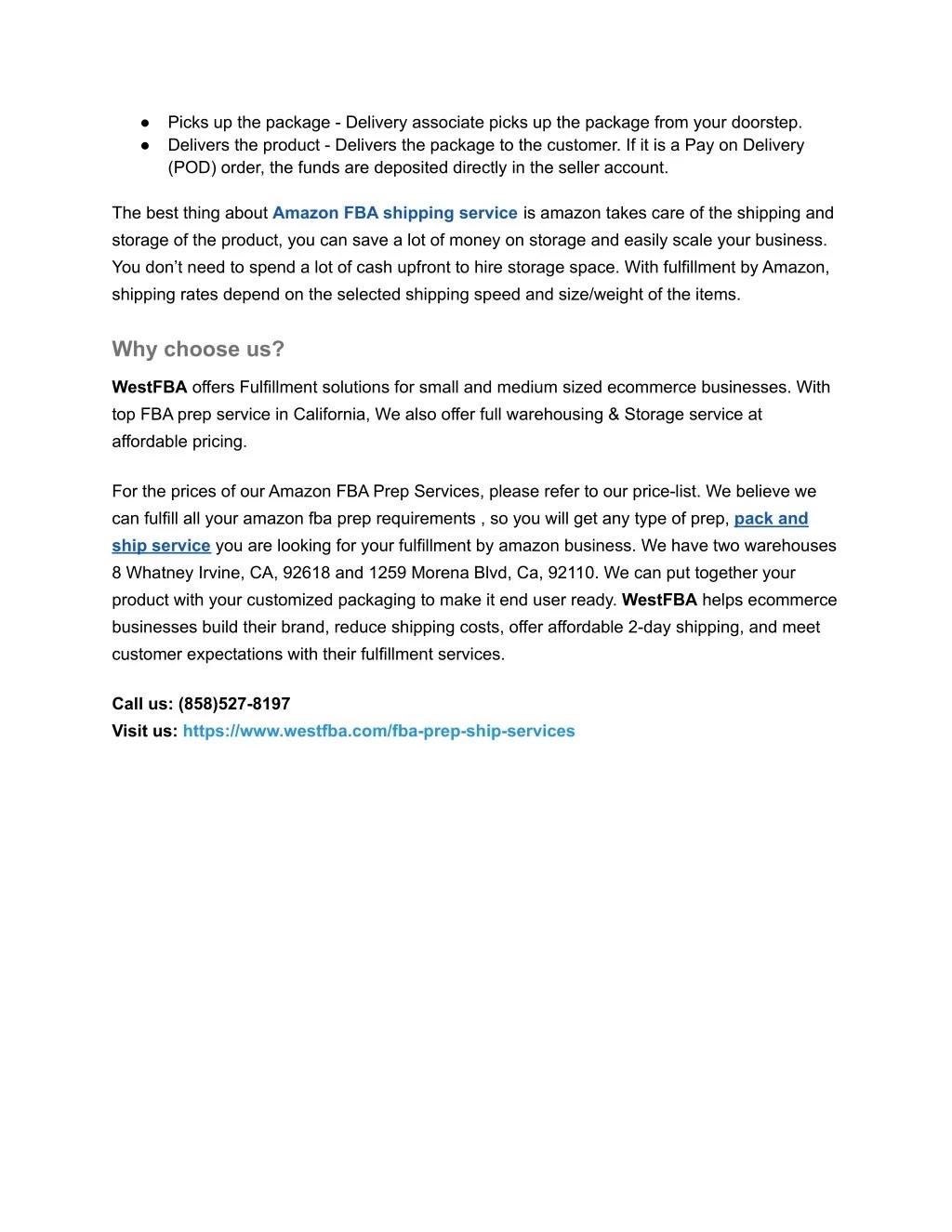 PPT Why Should You Use Amazon FBA Packaging Service