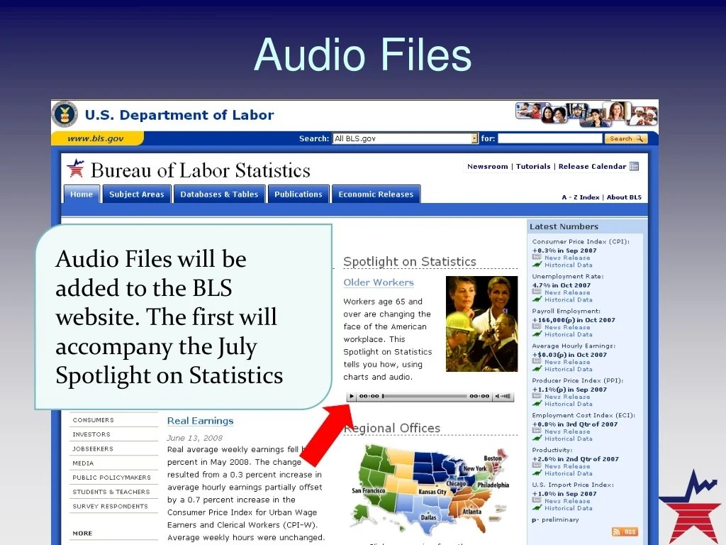 PPT BLS Website PowerPoint Presentation, free download ID9285847
