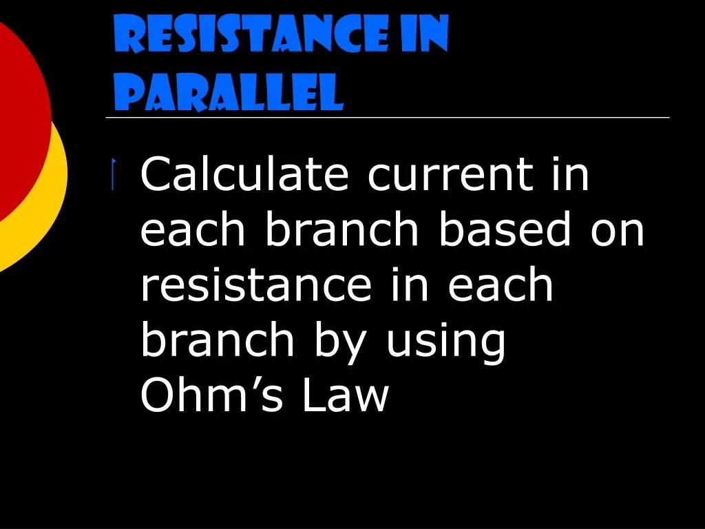 PPT Series and Parallel Circuits PowerPoint Presentation, free