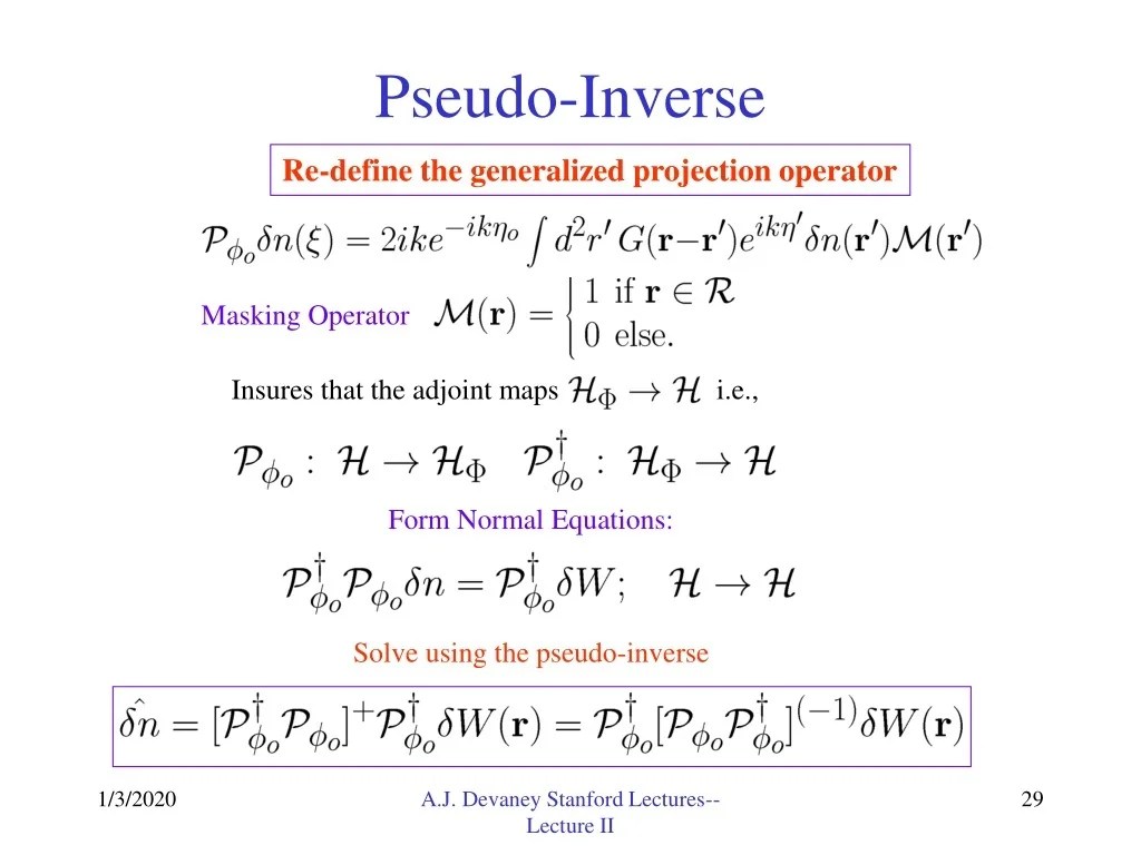 PPT Introduction to Diffraction Tomography PowerPoint Presentation