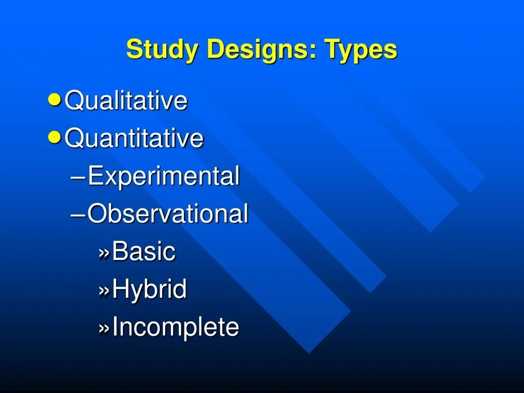 PPT Study Designs in Epidemiology PowerPoint Presentation, free
