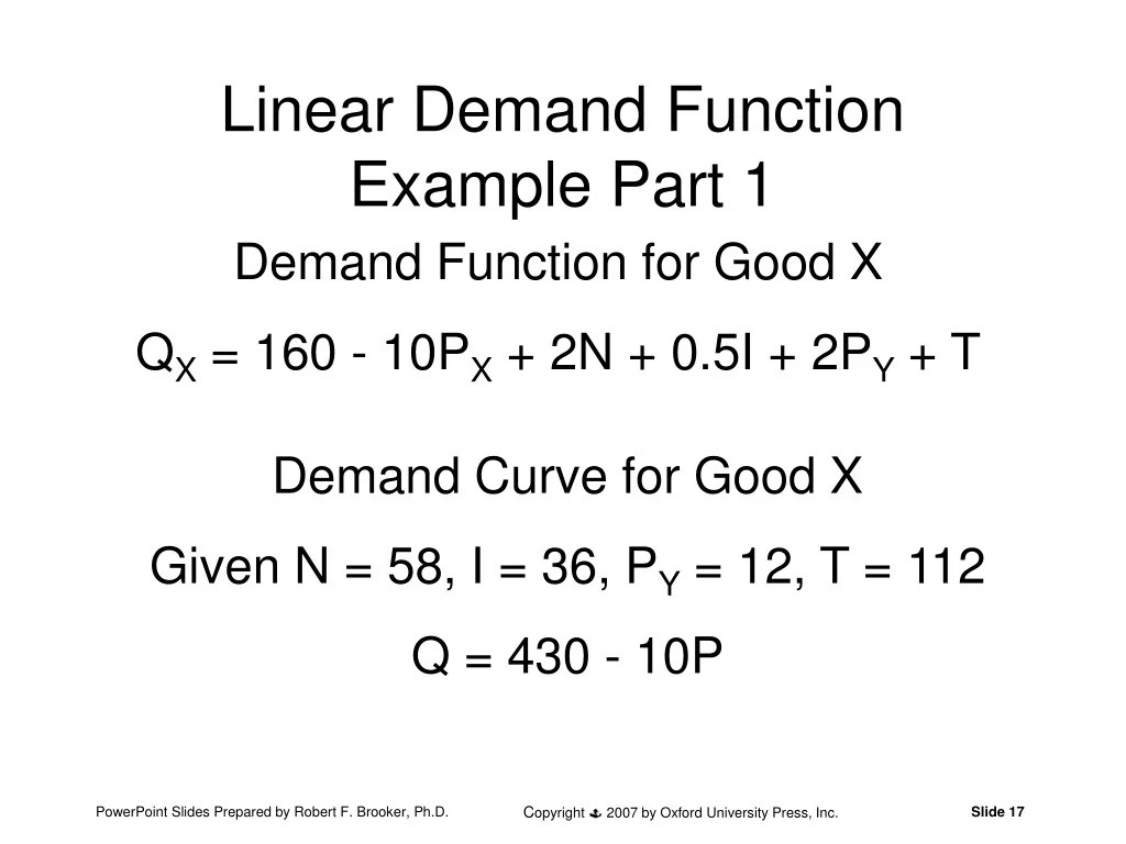 PPT Law of Demand PowerPoint Presentation, free download ID9511565